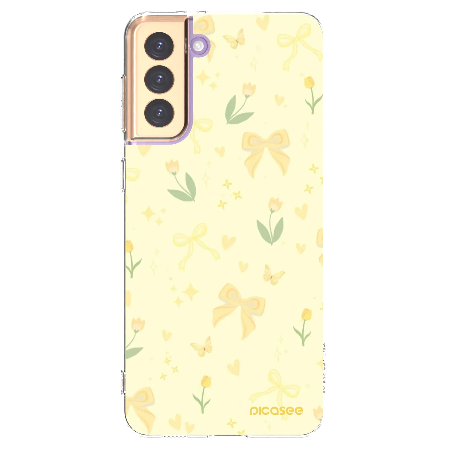 Picasee Samsung Galaxy S21+ 5G G996F Hülle - Transparentes Silikon - Honey Blossom