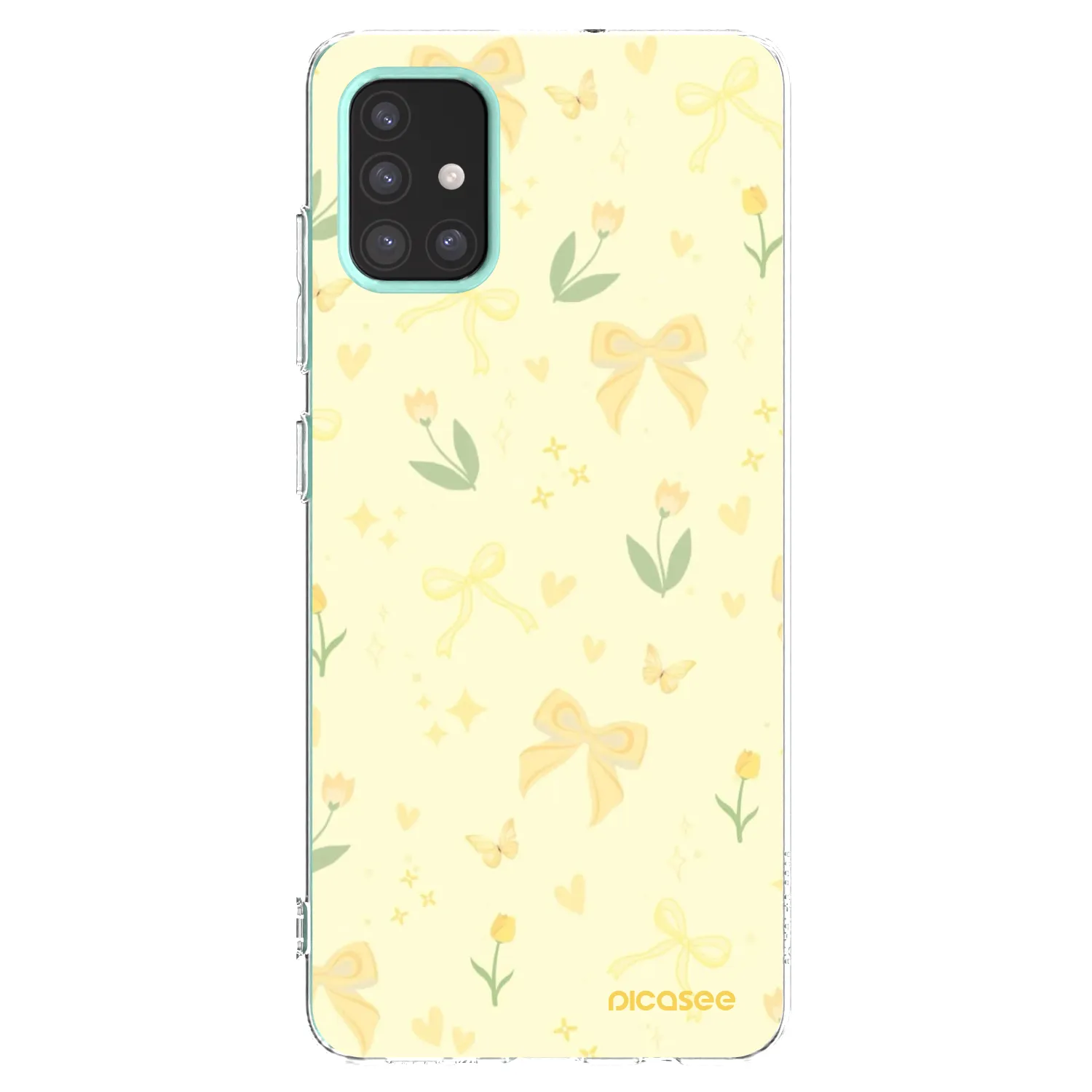 Picasee Samsung Galaxy M31s Hülle - Transparentes Silikon - Honey Blossom