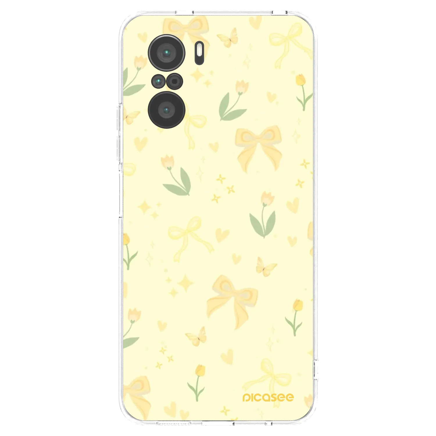 Picasee Xiaomi Poco F3 Hülle - Transparentes Silikon - Honey Blossom