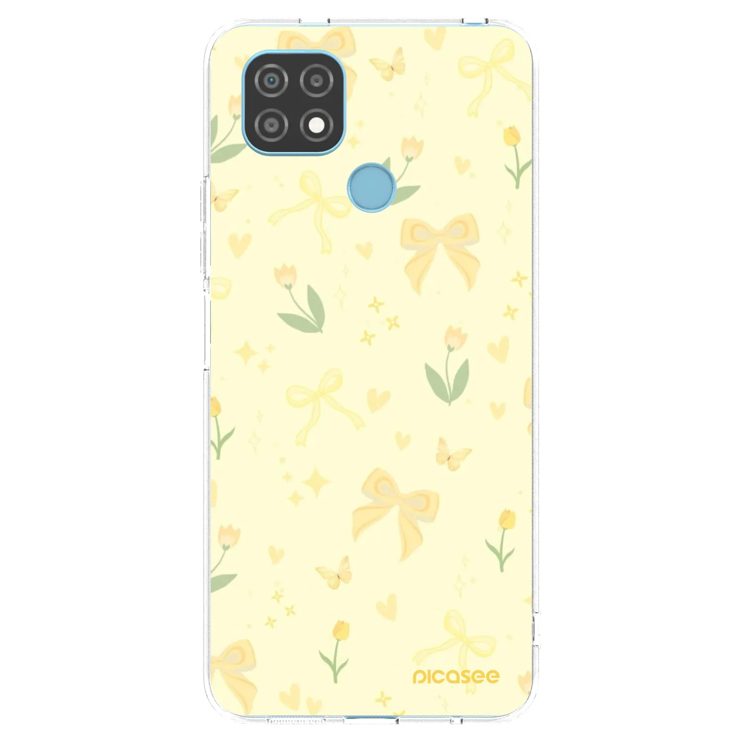 Picasee Realme C21 Hülle - Transparentes Silikon - Honey Blossom