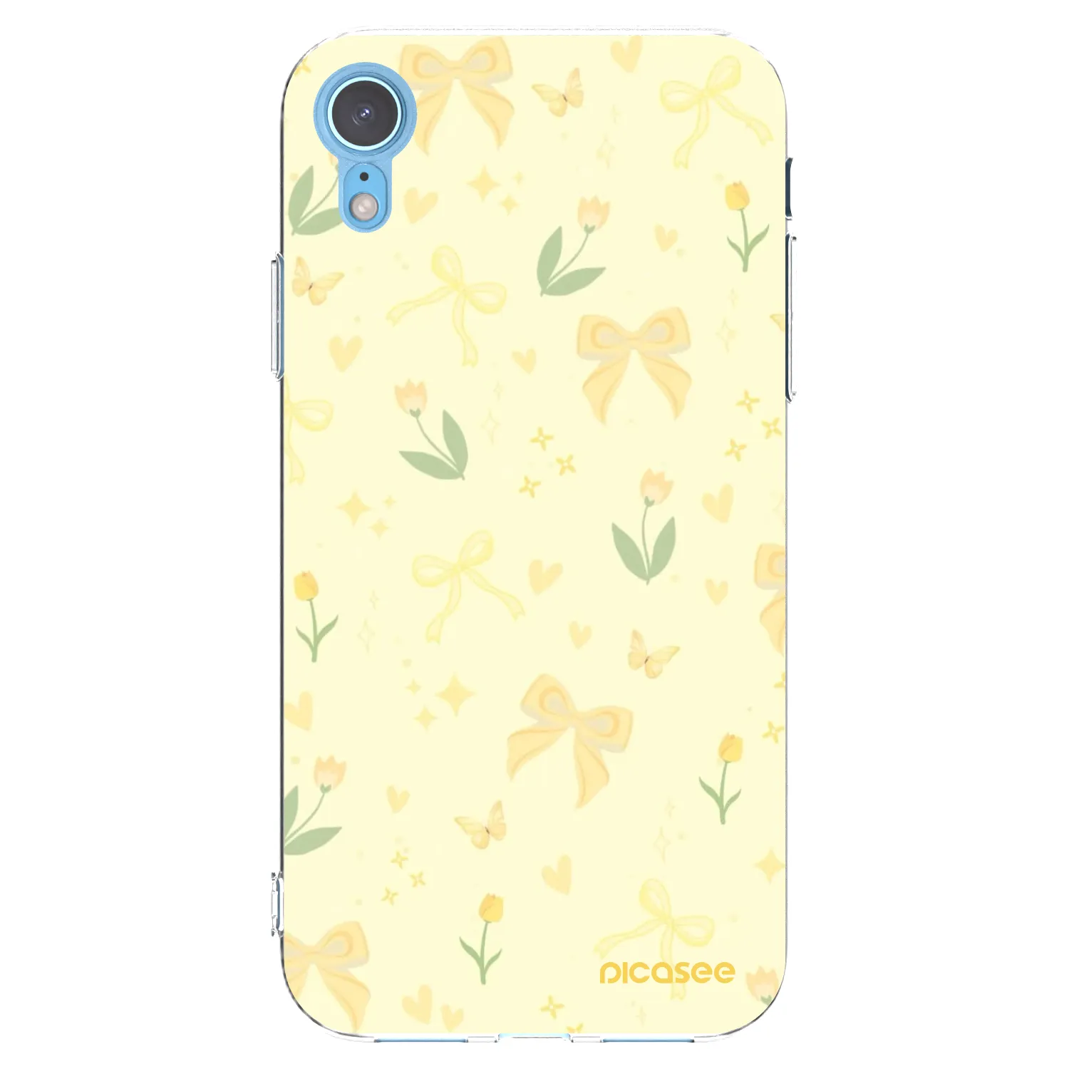 Picasee Apple iPhone XR Hülle - Transparentes Silikon - Honey Blossom