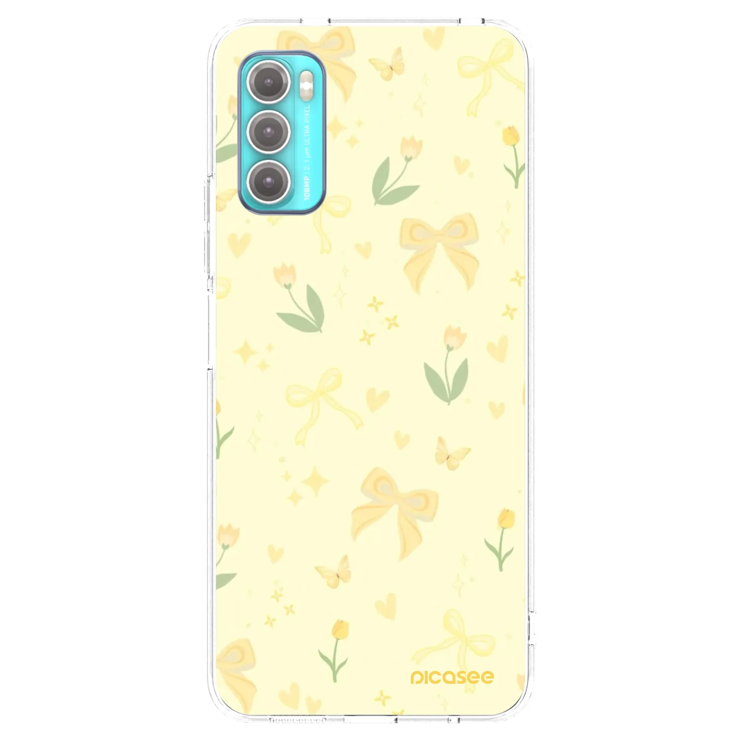 Picasee Motorola Moto G60 Hülle - Transparentes Silikon - Honey Blossom