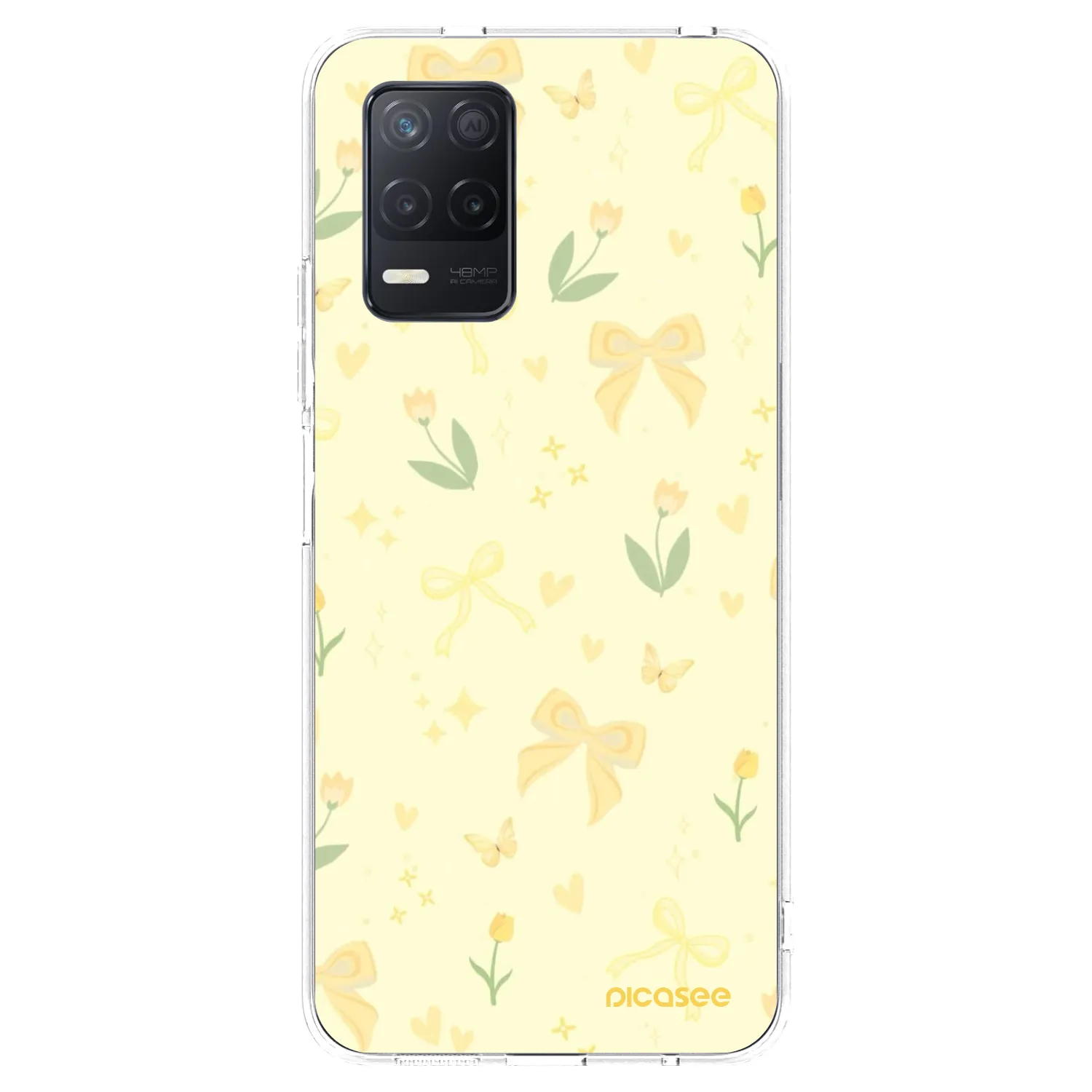 Picasee Realme 8 5G Hülle - Transparentes Silikon - Honey Blossom