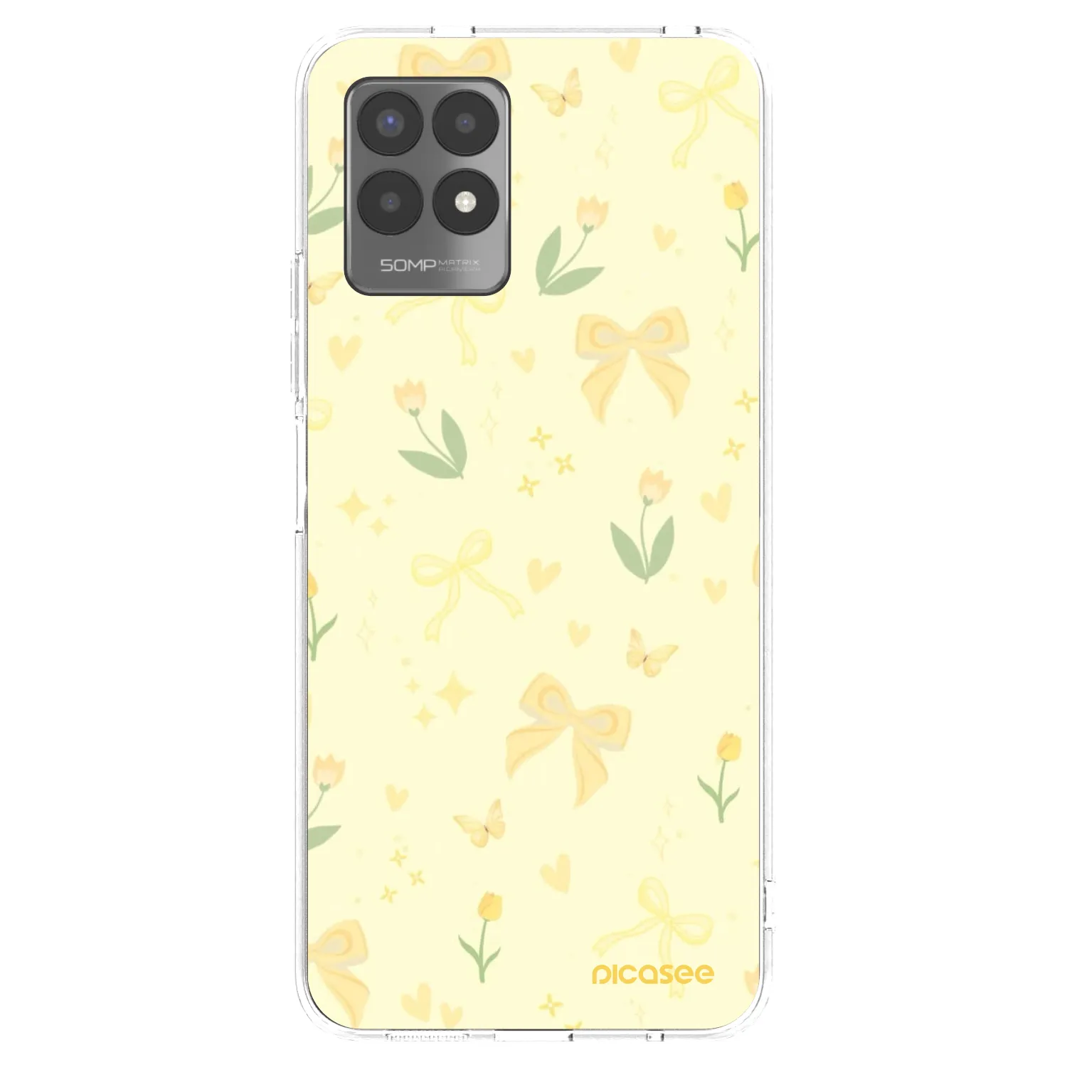 Picasee Realme 8i Hülle - Transparentes Silikon - Honey Blossom