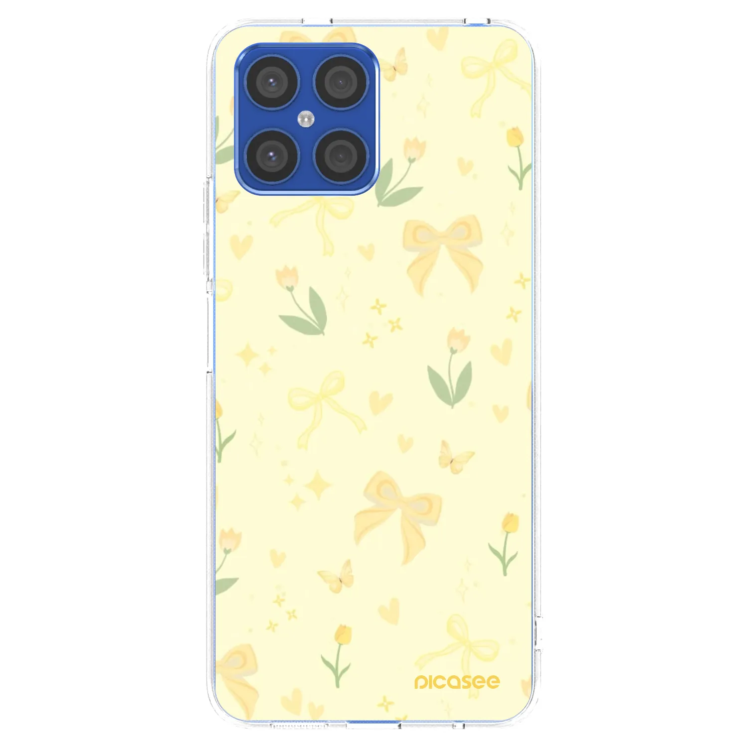 Picasee Honor X8 4G Hülle - Transparentes Silikon - Honey Blossom
