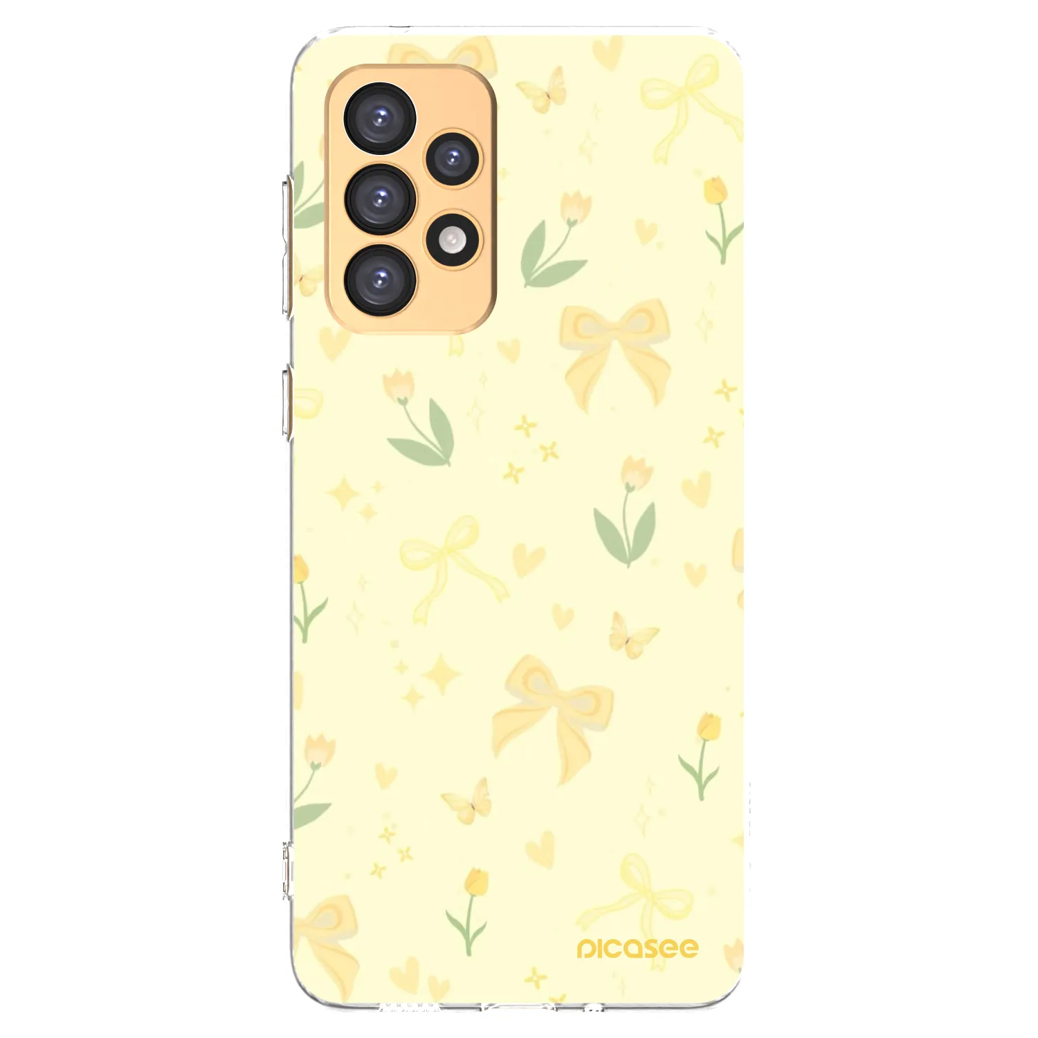 Picasee Samsung Galaxy A33 5G A336 Hülle - Transparentes Silikon - Honey Blossom