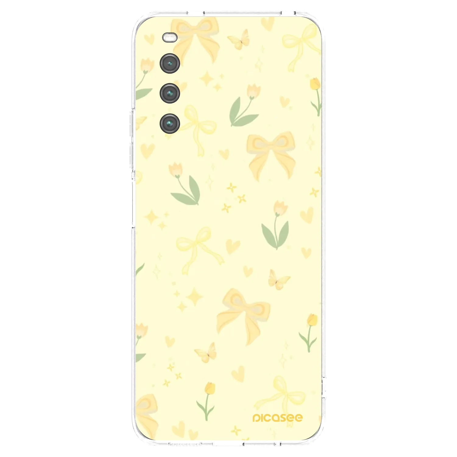 Picasee Sony Xperia 10 IV 5G Hülle - Transparentes Silikon - Honey Blossom