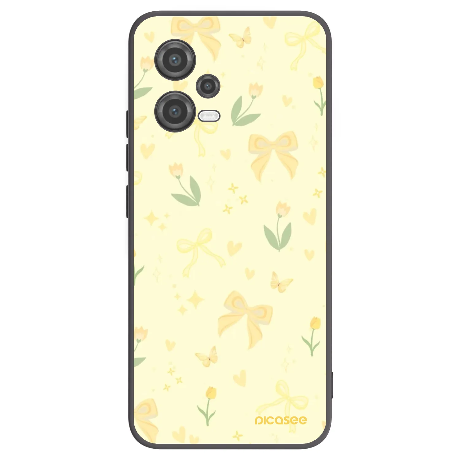 Picasee Xiaomi Poco X5 Hülle - Schwarzes Silikon - Honey Blossom