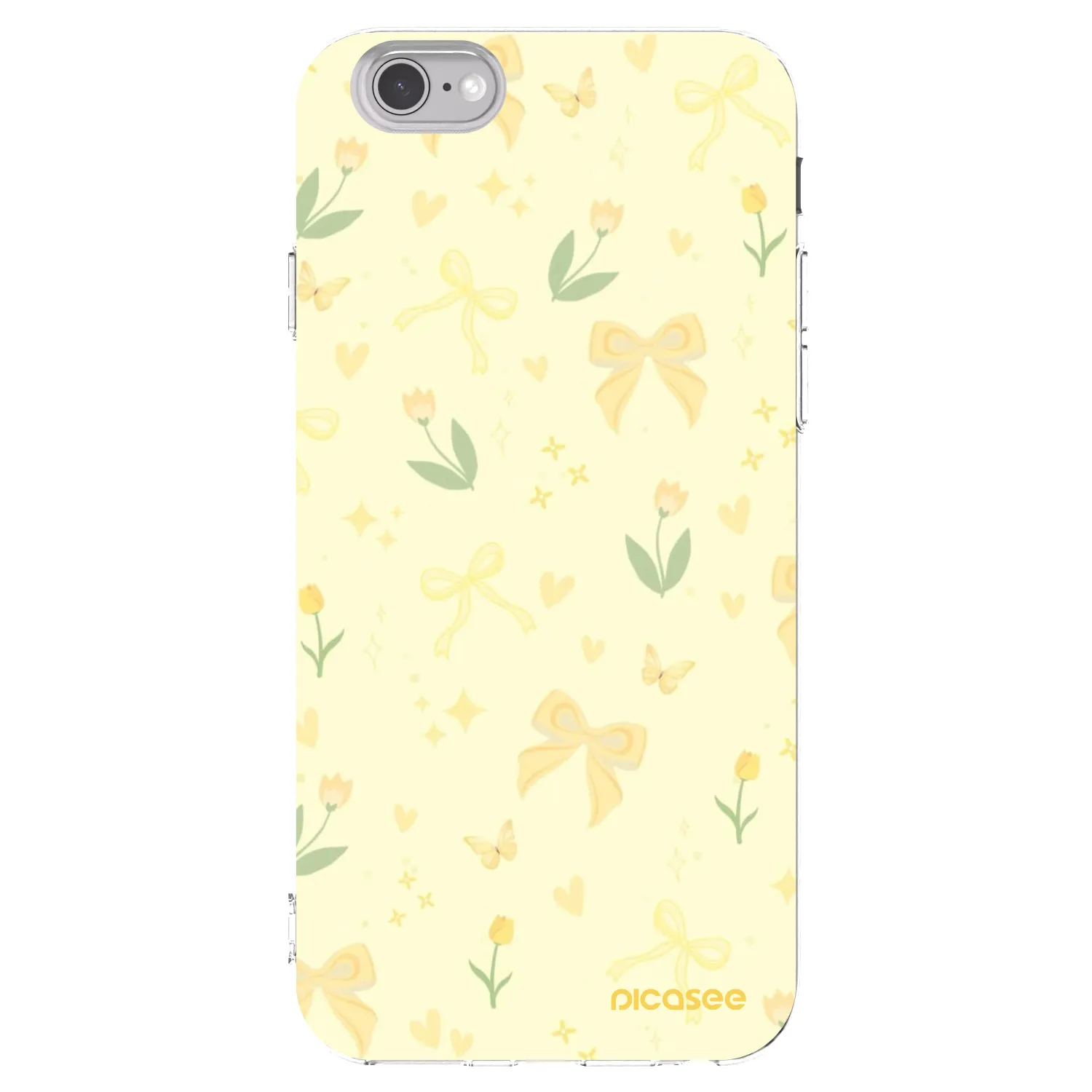 Picasee Apple iPhone 6/6S Hülle - Transparentes Silikon - Honey Blossom