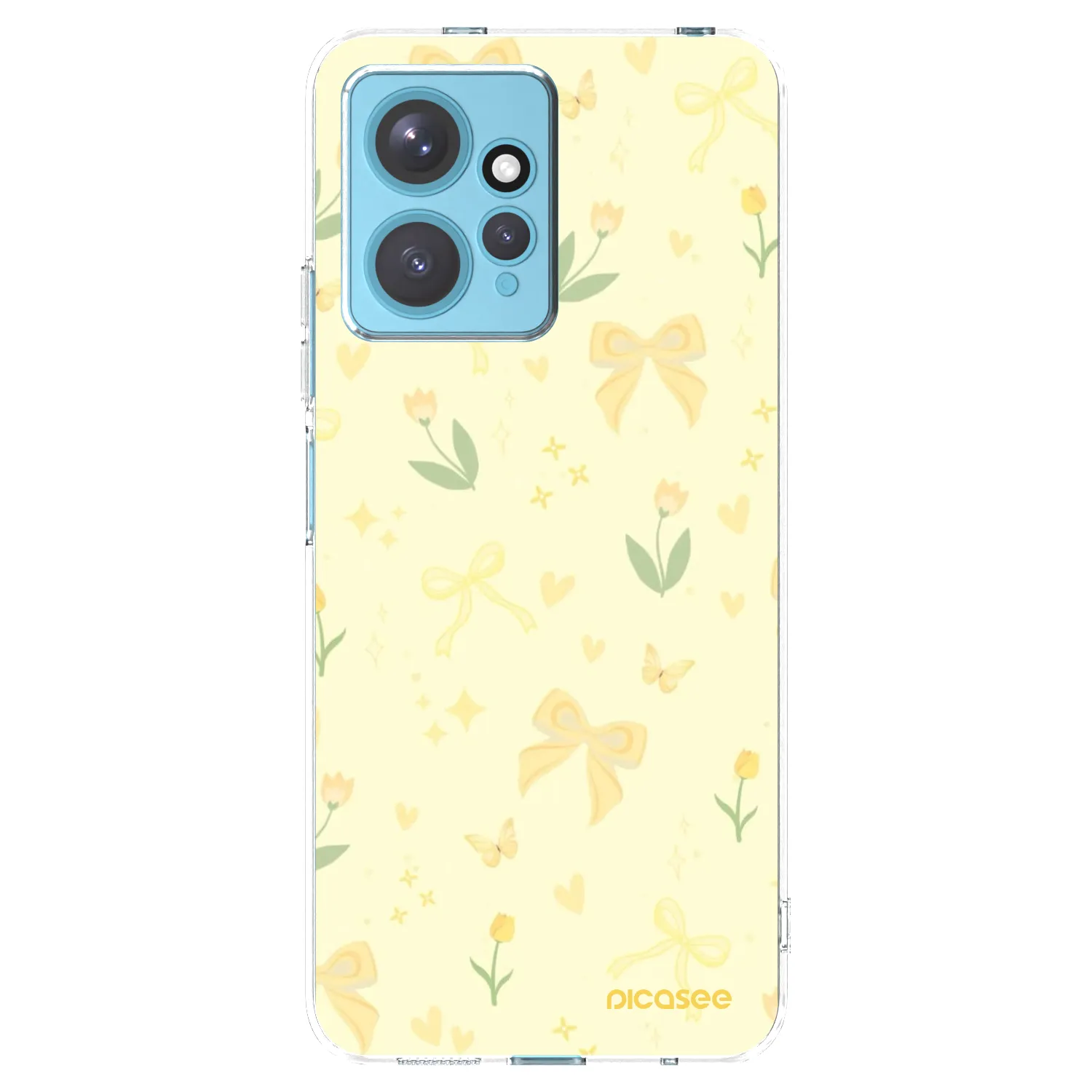 Picasee Xiaomi Redmi Note 12 4G Hülle - Transparentes Silikon - Honey Blossom