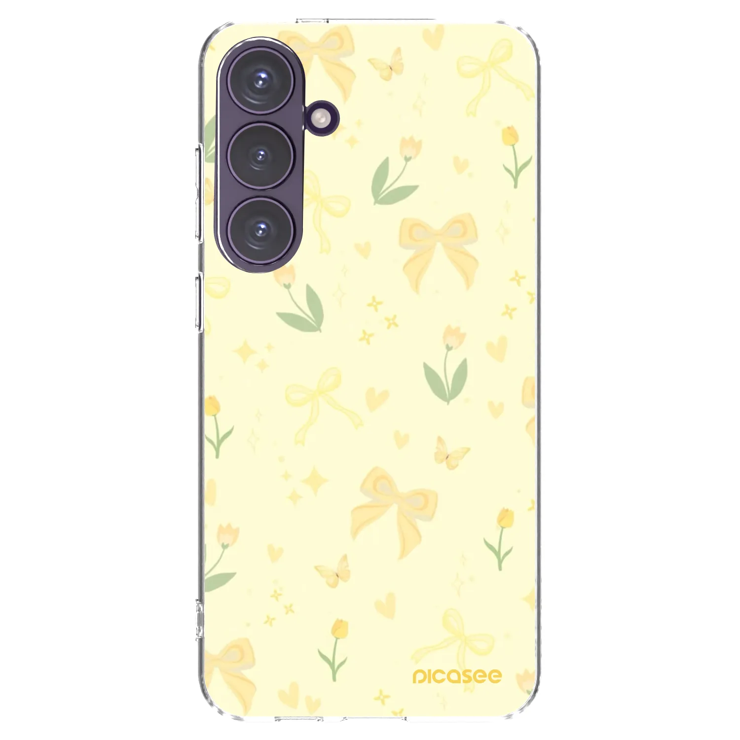Picasee Samsung Galaxy S24+ S926B 5G Hülle - Transparentes Silikon - Honey Blossom