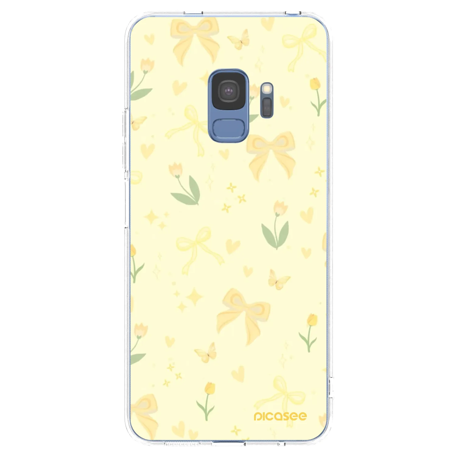 Picasee Samsung Galaxy S9 G960F Hülle - Transparentes Silikon - Honey Blossom