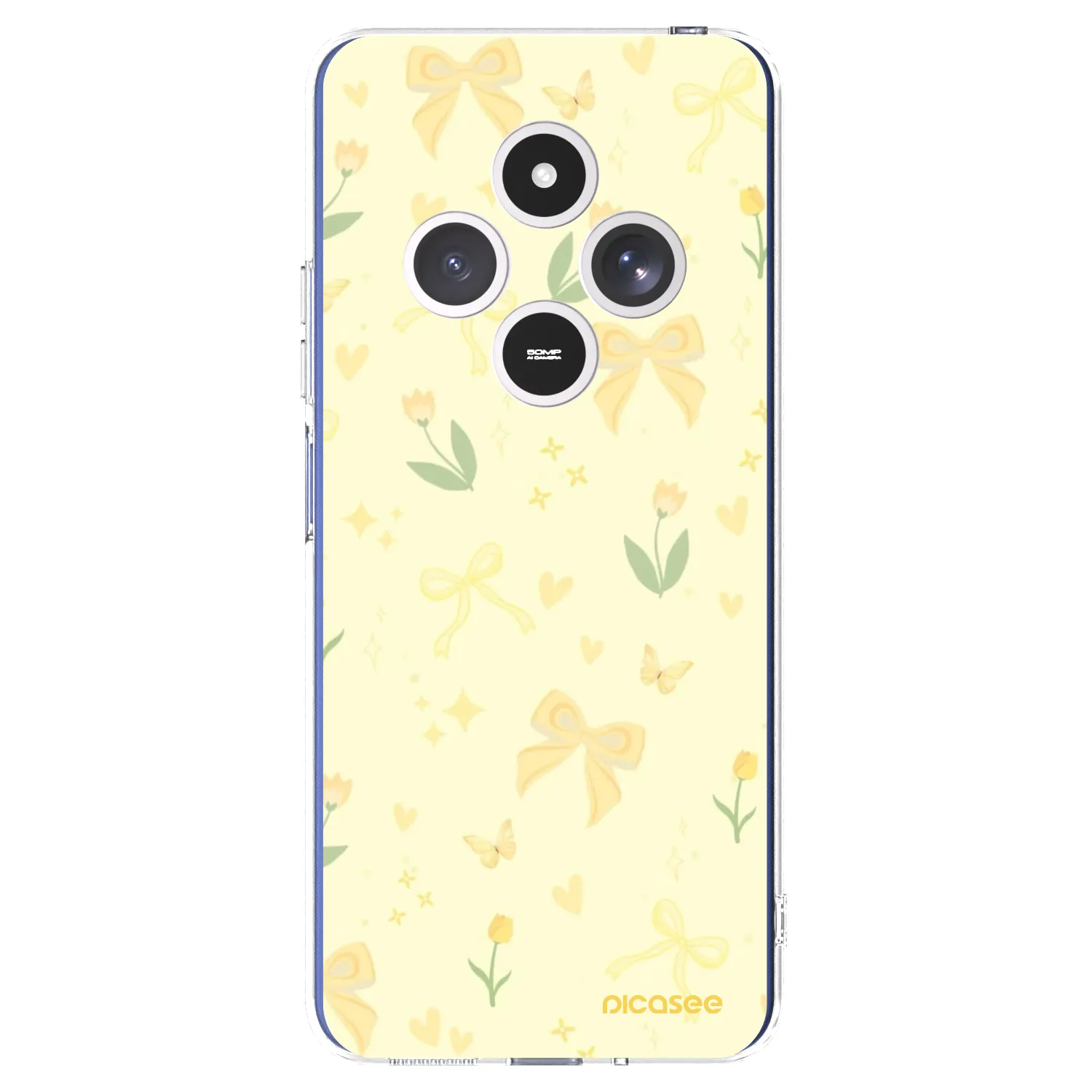 Picasee Xiaomi Redmi 14C Hülle - Transparentes Silikon - Honey Blossom