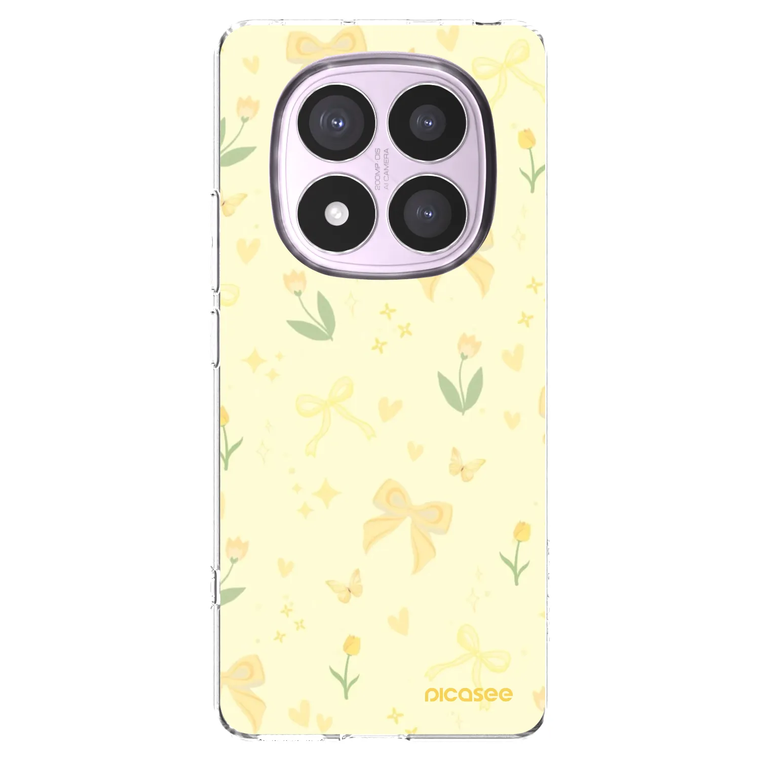 Picasee Xiaomi Redmi Note 14 Pro 4G Hülle - Transparentes Silikon - Honey Blossom