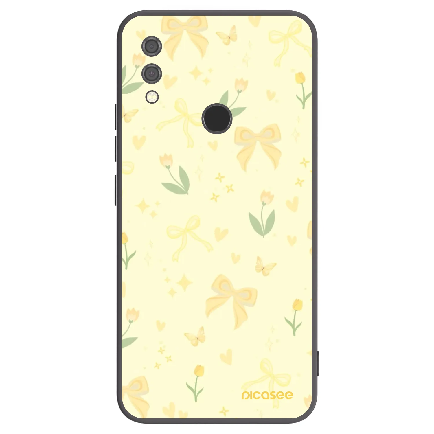 Picasee Xiaomi Redmi Note 7 Hülle - Schwarzes Silikon - Honey Blossom