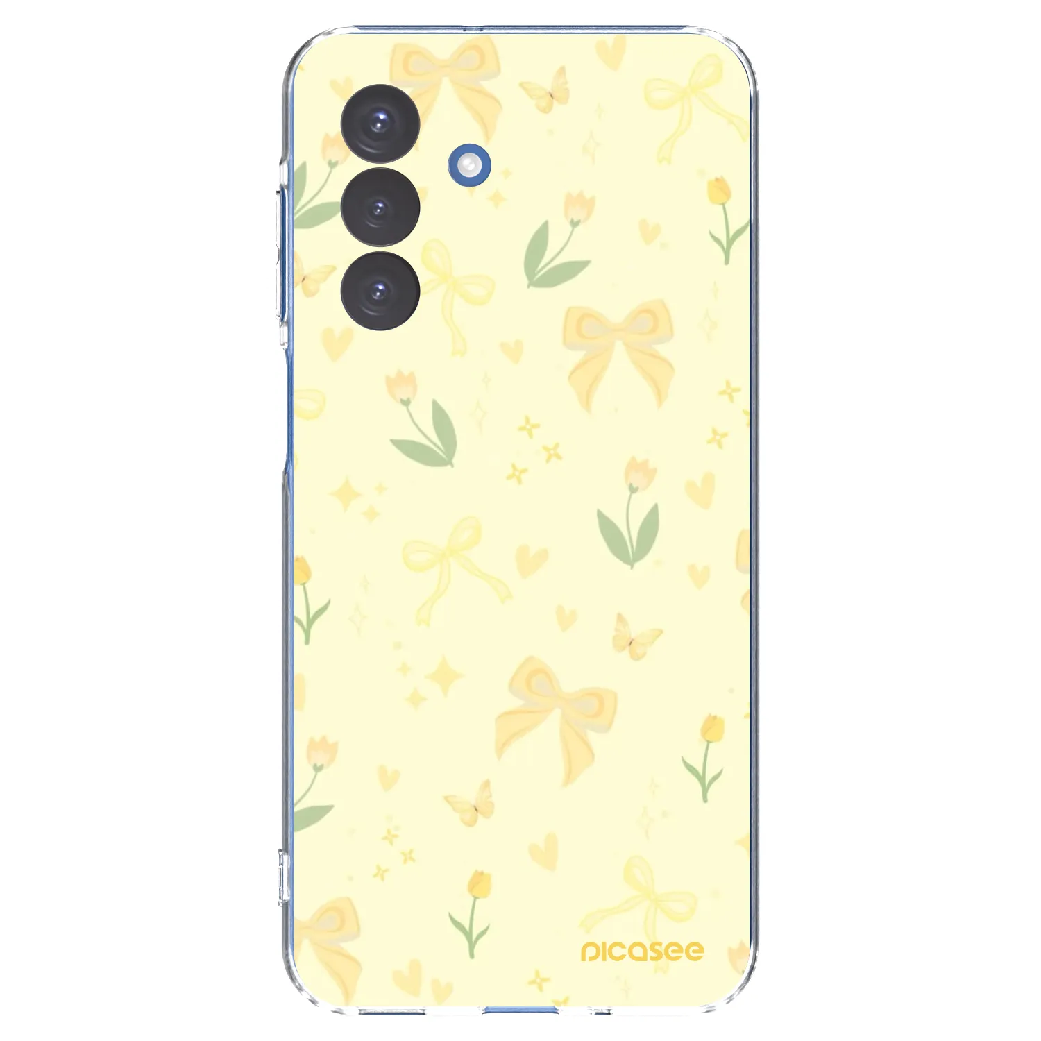 Picasee Samsung Galaxy A17 5G Hülle - Transparentes Silikon - Honey Blossom