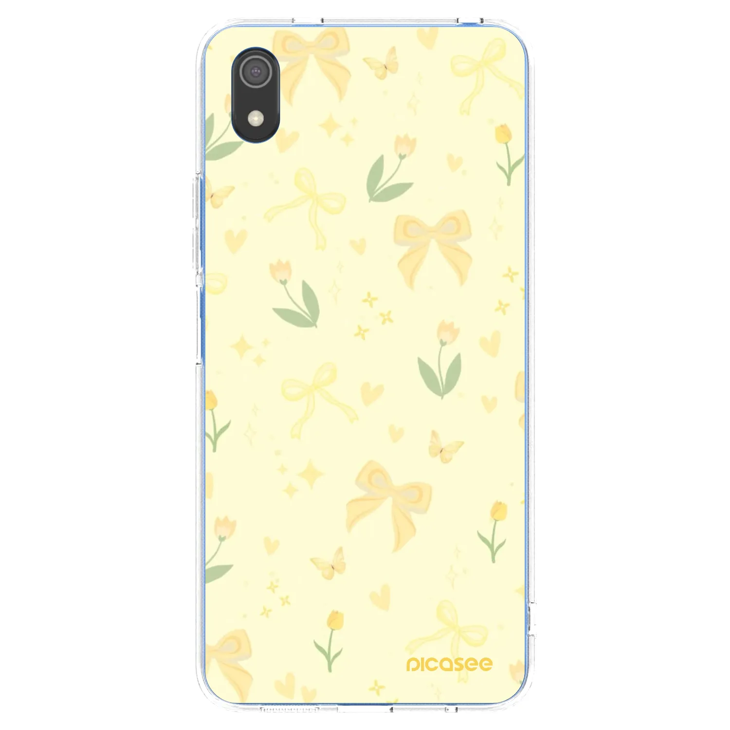 Picasee Xiaomi Redmi 7A Hülle - Transparentes Silikon - Honey Blossom
