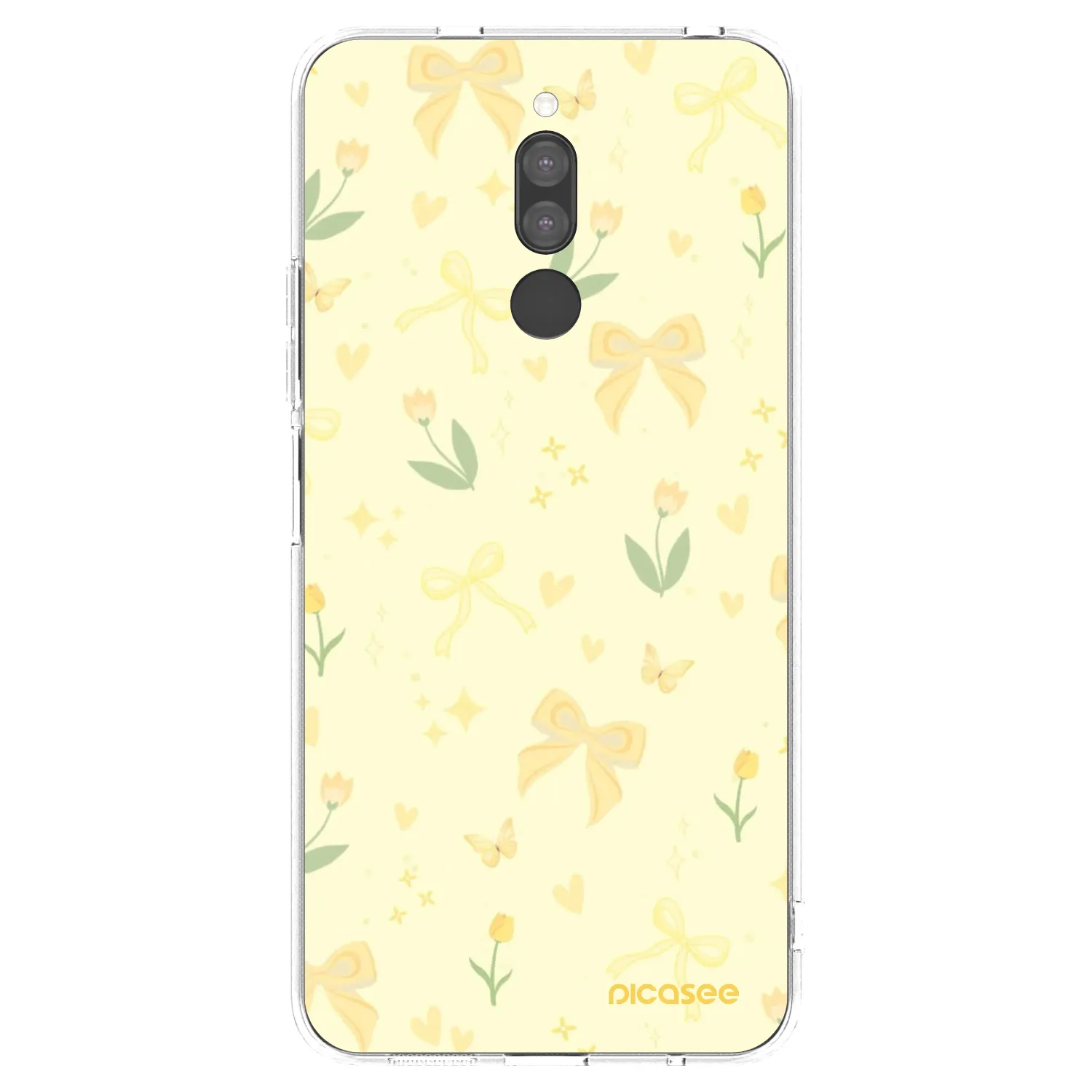 Picasee Xiaomi Redmi 8 Hülle - Transparentes Silikon - Honey Blossom