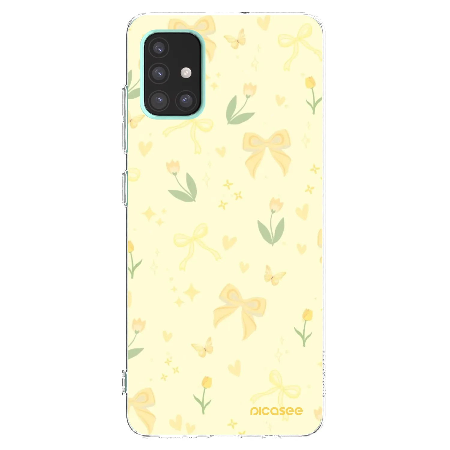 Picasee Samsung Galaxy A51 A515F Hülle - Transparentes Silikon - Honey Blossom