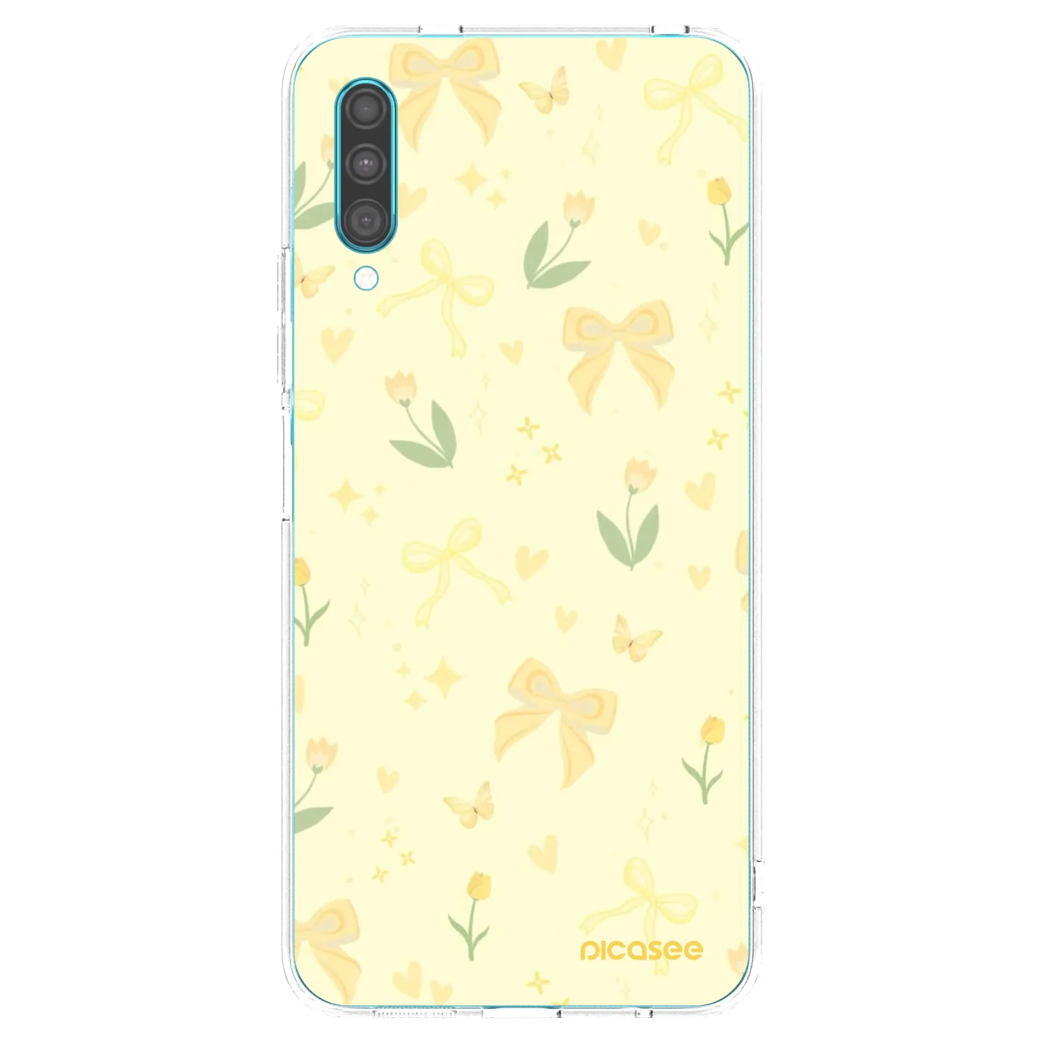 Picasee Samsung Galaxy A30s A307F Hülle - Transparentes Silikon - Honey Blossom