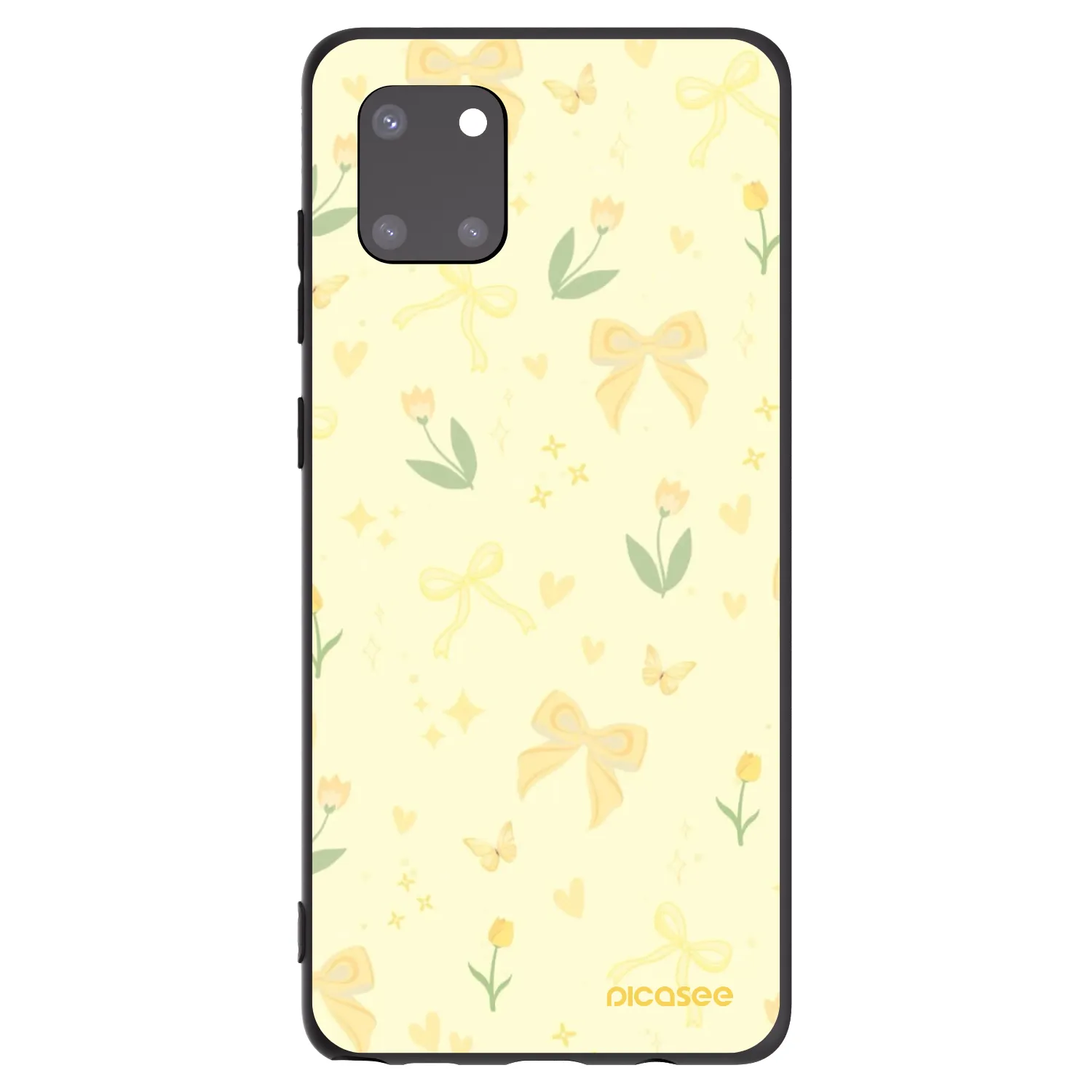 Picasee Samsung Galaxy Note 10 Lite N770F Hülle - Schwarzes Silikon - Honey Blossom