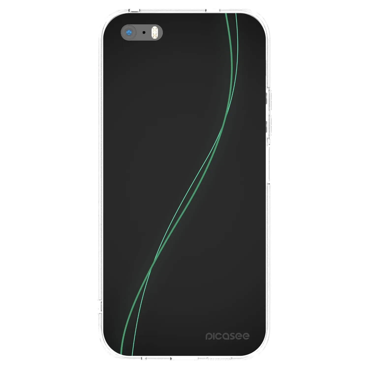 Picasee Apple iPhone 5/5S/SE Hülle - Transparentes Silikon - Be Different