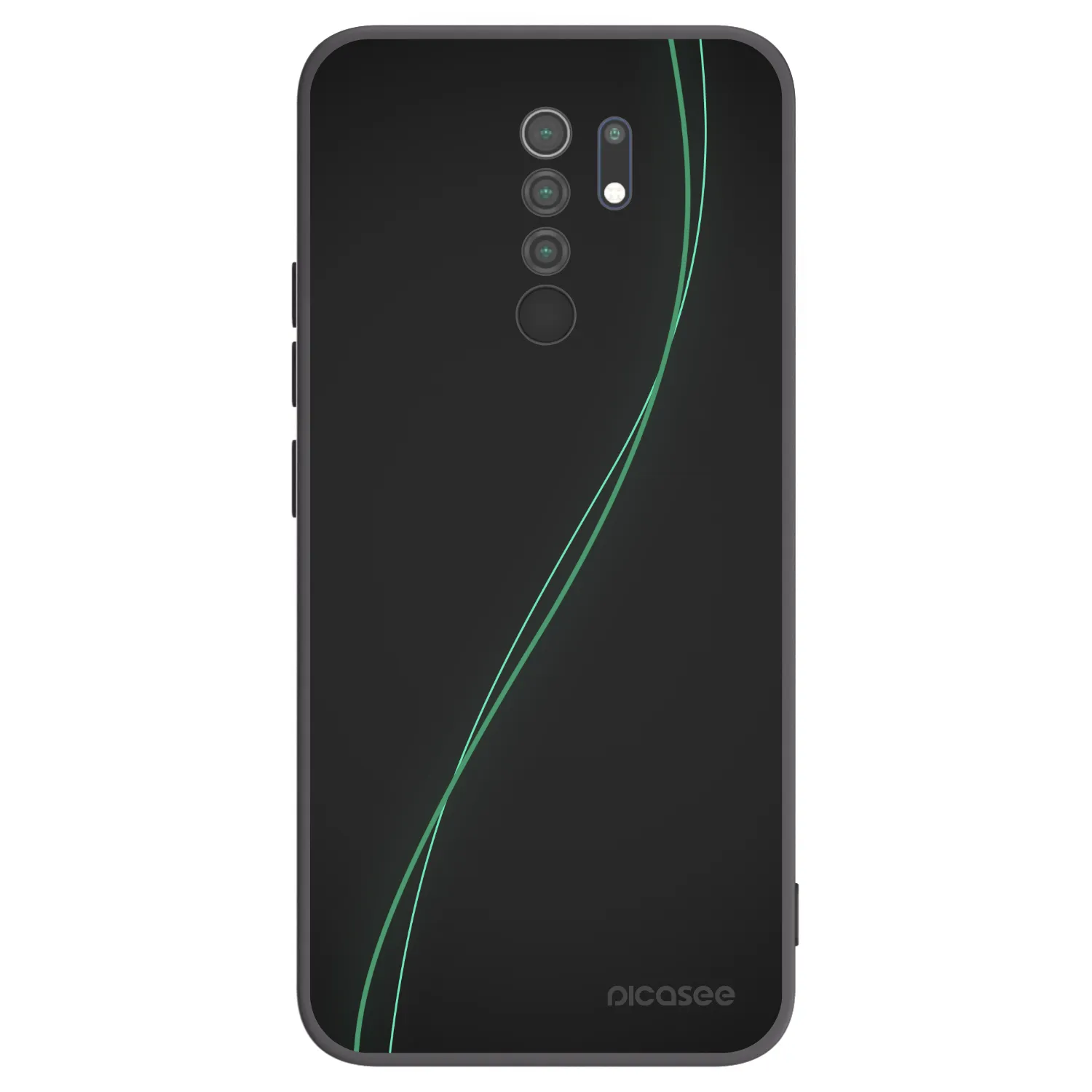 Picasee Xiaomi Redmi 9 Hülle - Schwarzes Silikon - Be Different