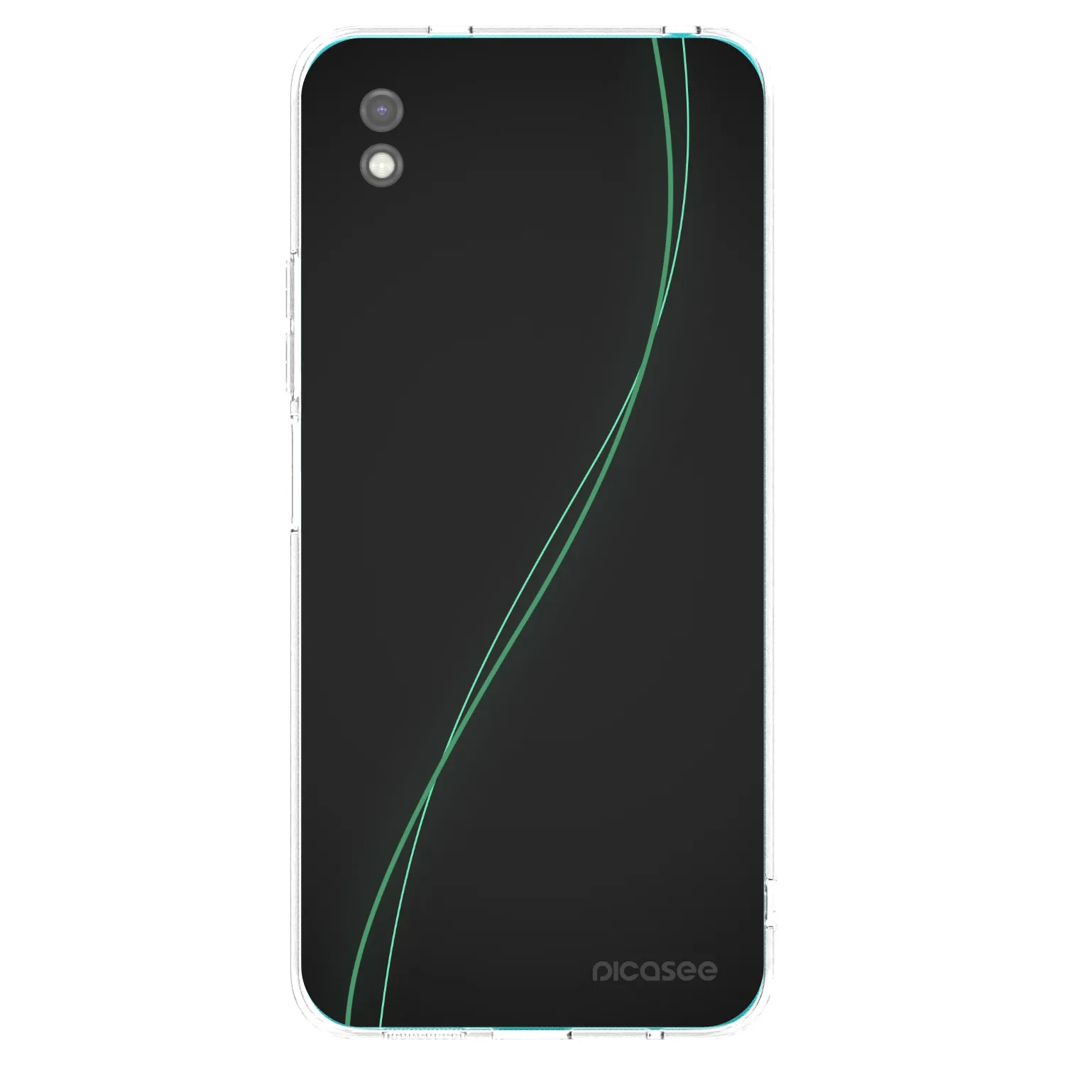 Picasee Xiaomi Redmi 9A Hülle - Schwarzes Silikon - Be Different