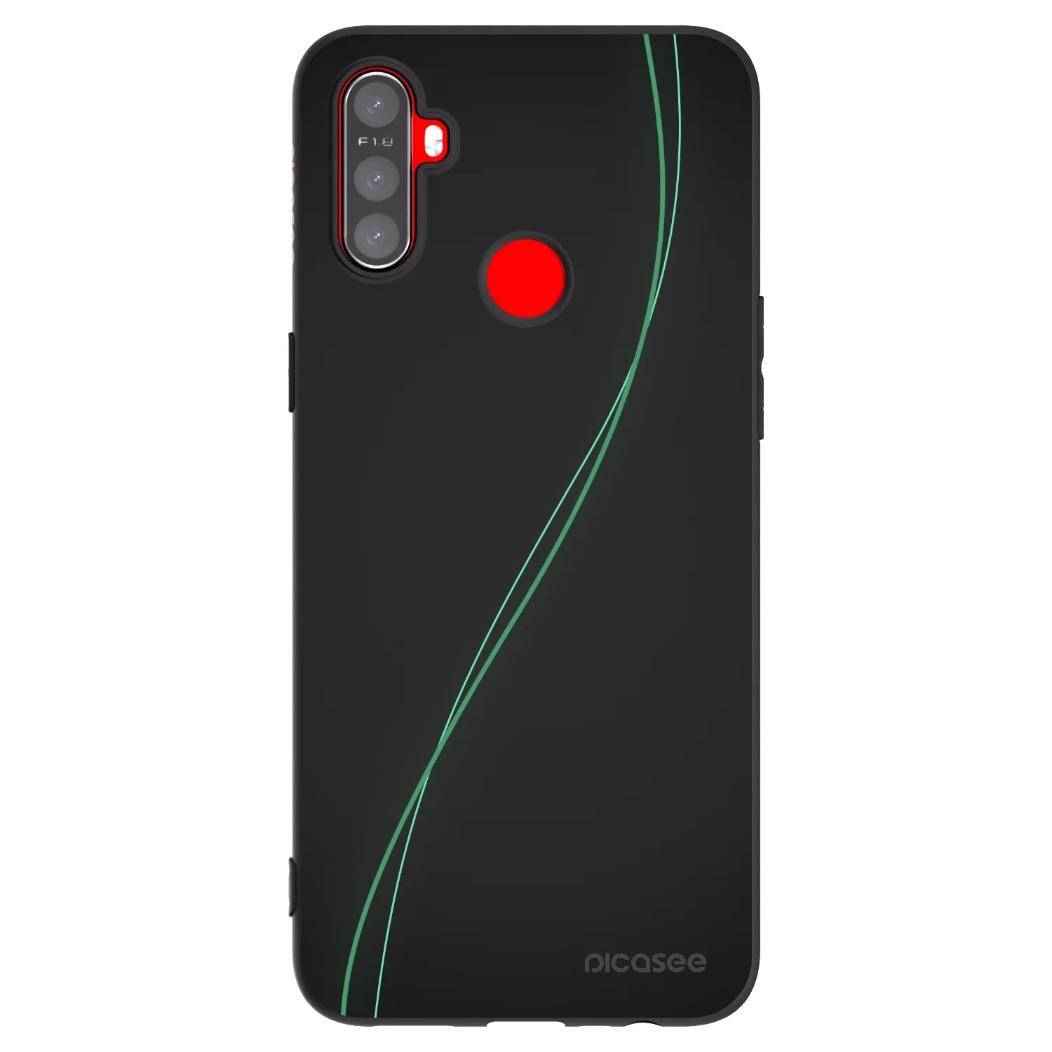 Picasee Realme C3 Hülle - Schwarzes Silikon - Be Different