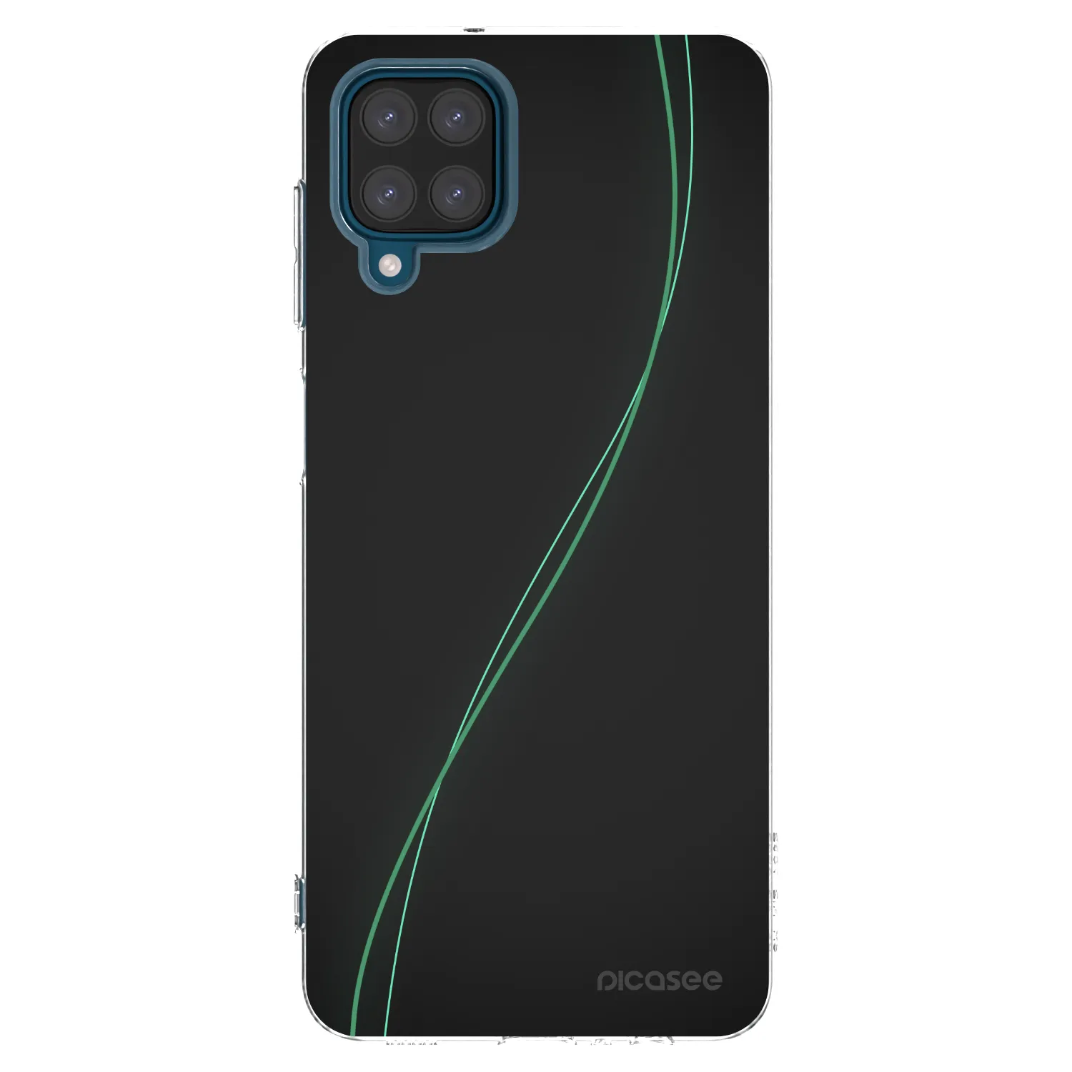 Picasee Samsung Galaxy A12 A125F Hülle - Transparentes Silikon - Be Different