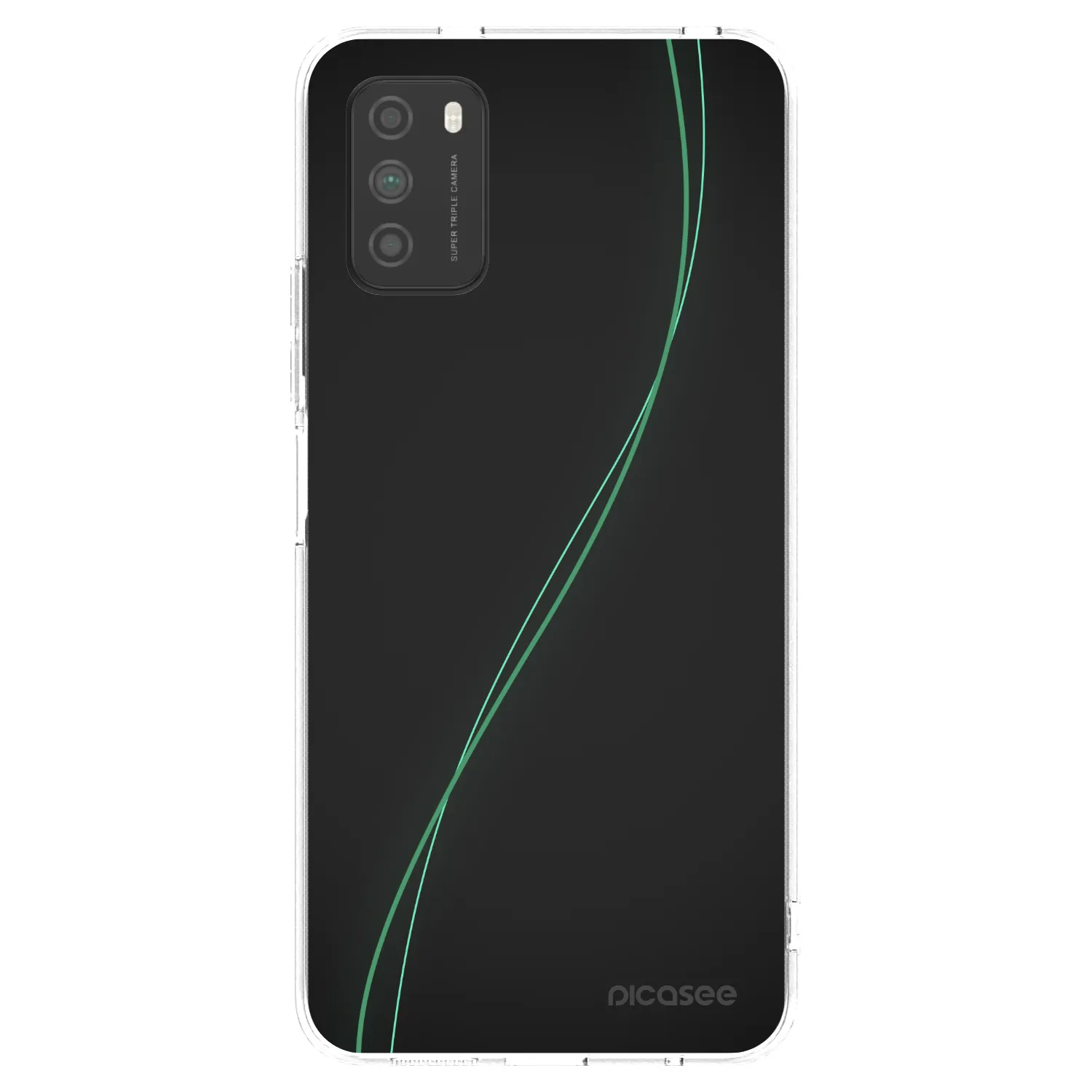 Picasee Xiaomi Poco M3 Hülle - Transparentes Silikon - Be Different