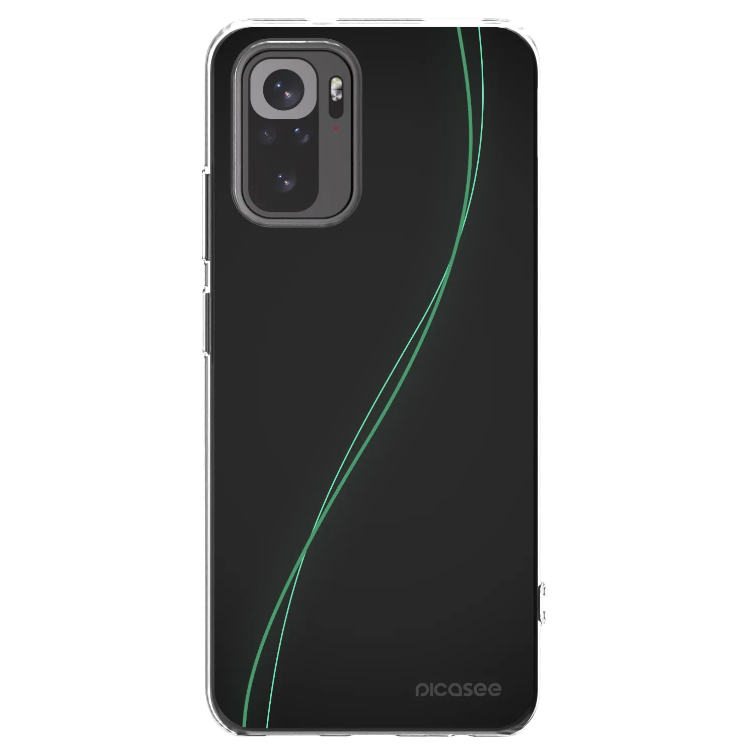 Picasee Xiaomi Redmi Note 10 Hülle - Transparentes Silikon - Be Different