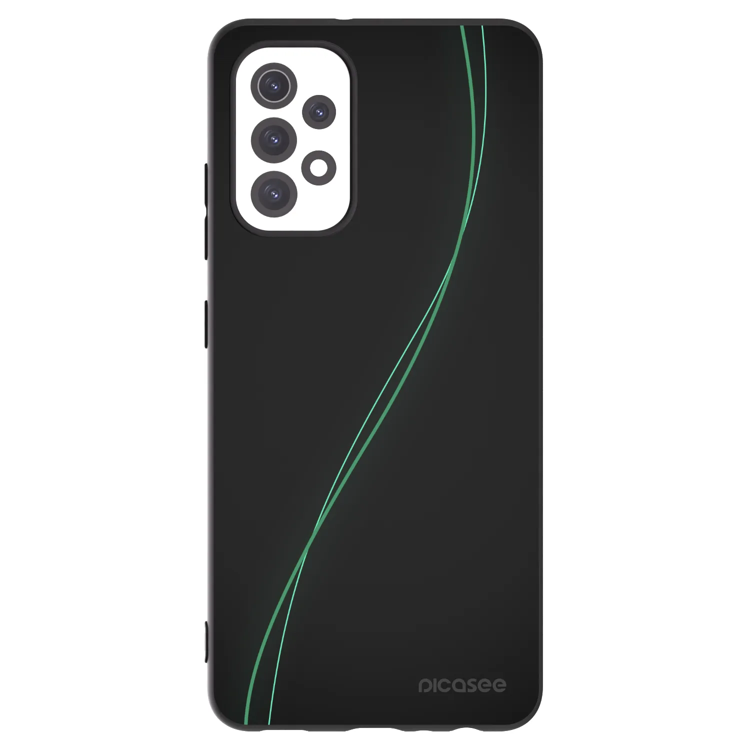 Picasee Samsung Galaxy A32 5G A326B Hülle - Schwarzes Silikon - Be Different