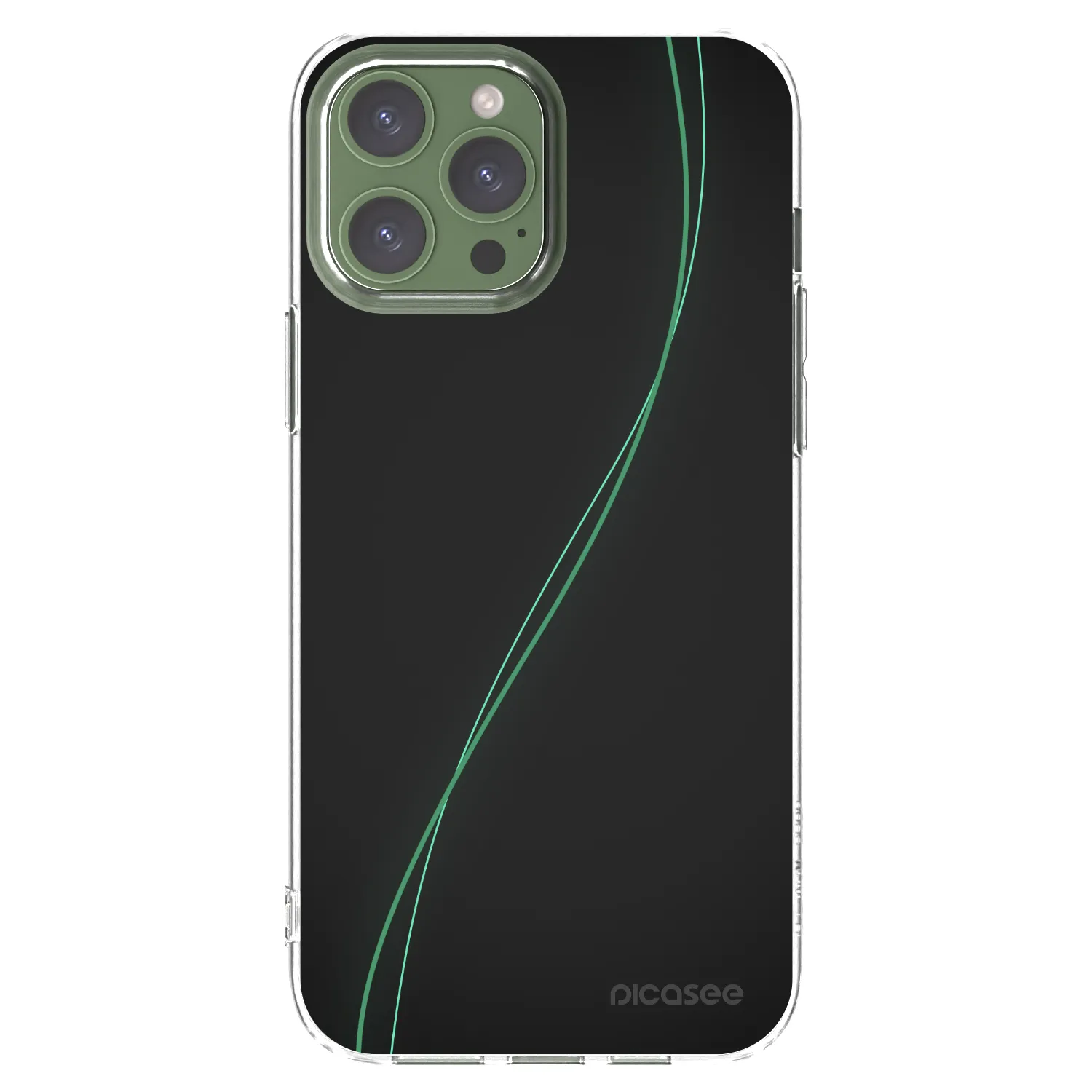 Picasee Apple iPhone 13 Pro Max Hülle - Transparentes Silikon - Be Different