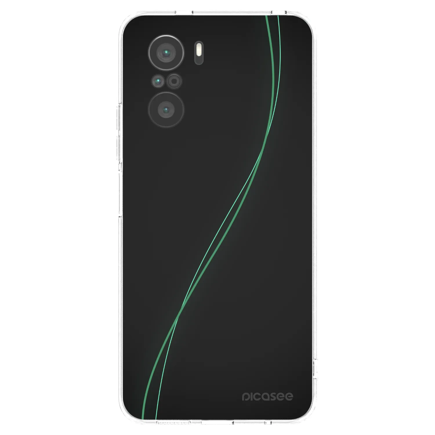 Picasee Xiaomi Poco F3 Hülle - Transparentes Silikon - Be Different
