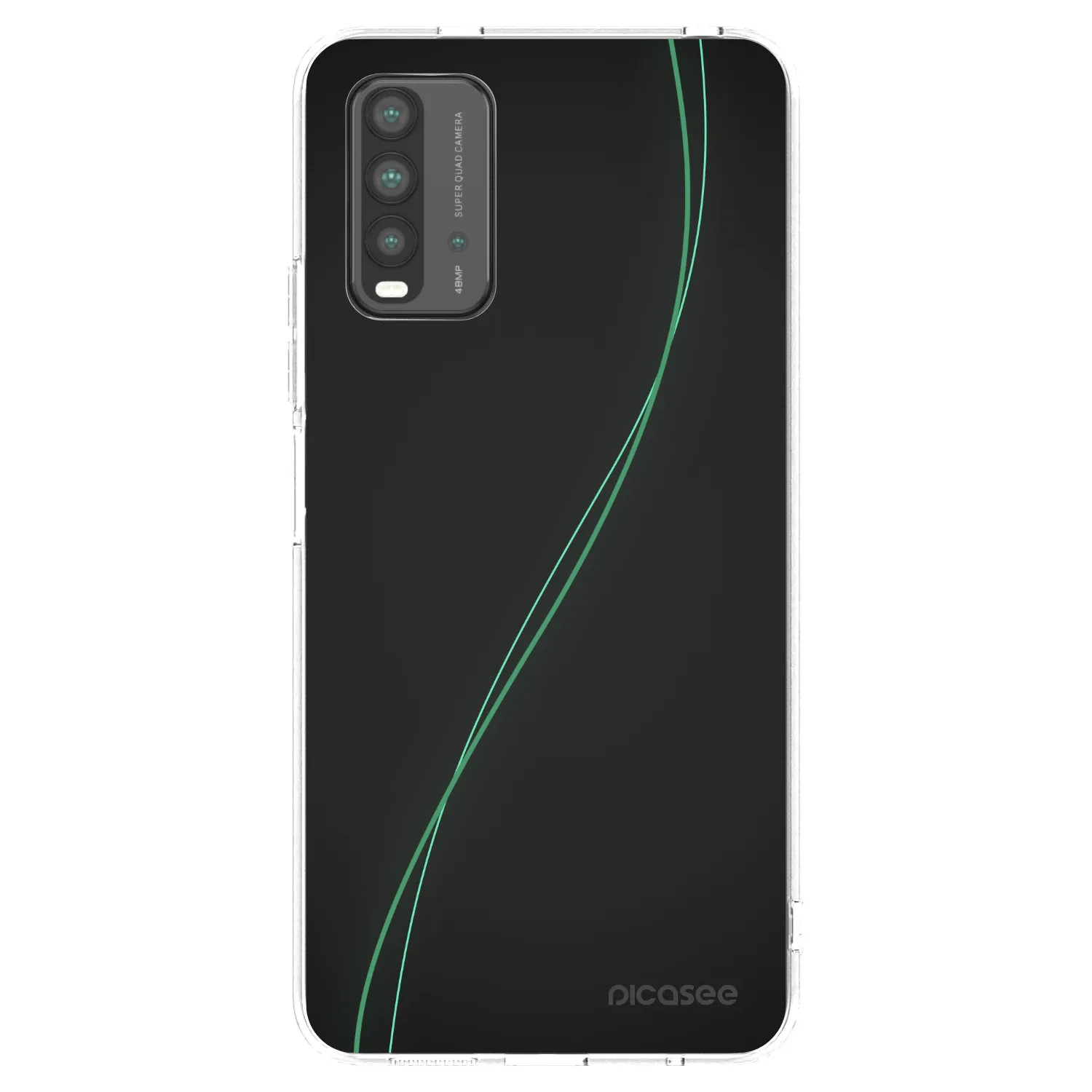 Picasee Xiaomi Redmi 9T Hülle - Schwarzes Silikon - Be Different