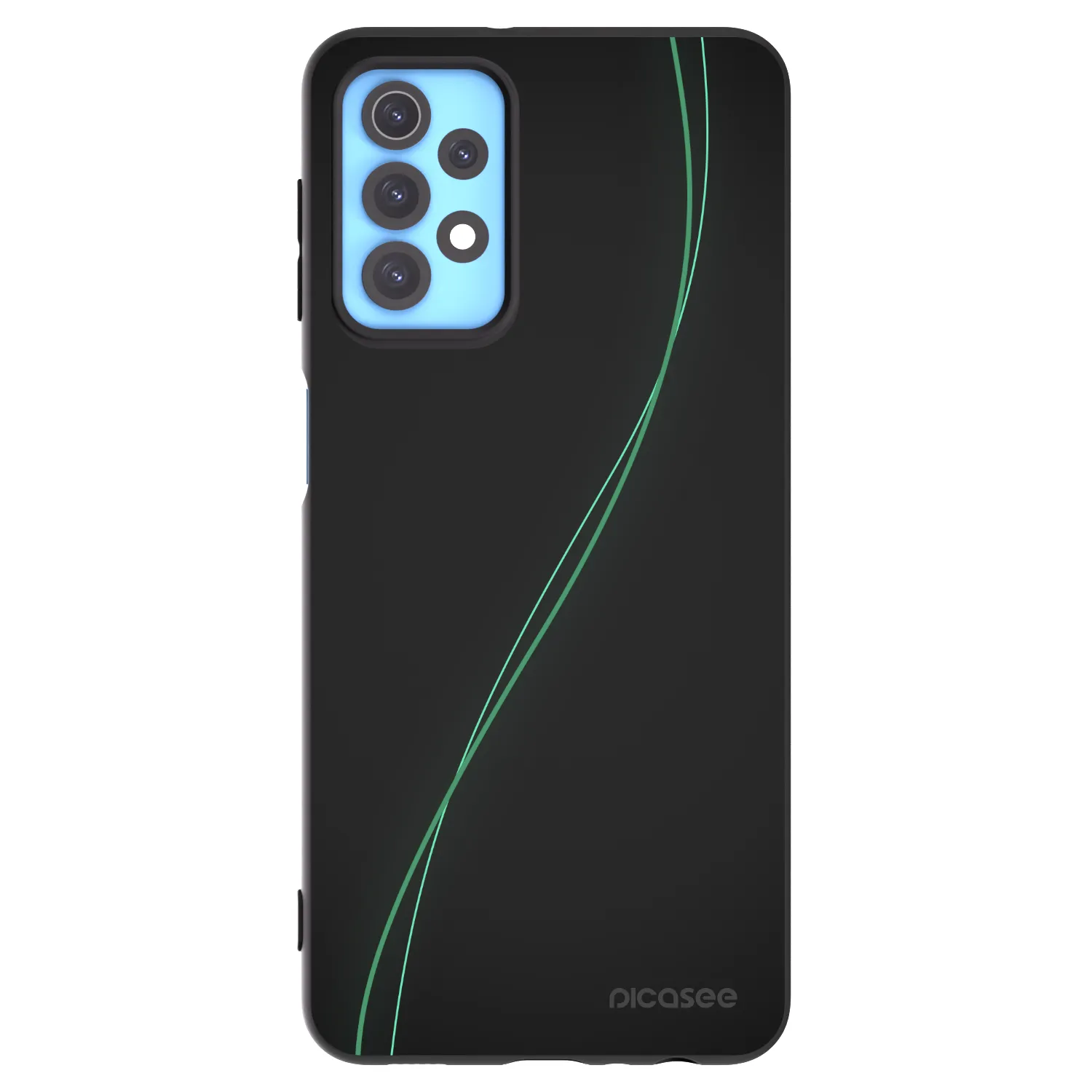 Picasee Samsung Galaxy A32 4G SM-A325F Hülle - Schwarzes Silikon - Be Different
