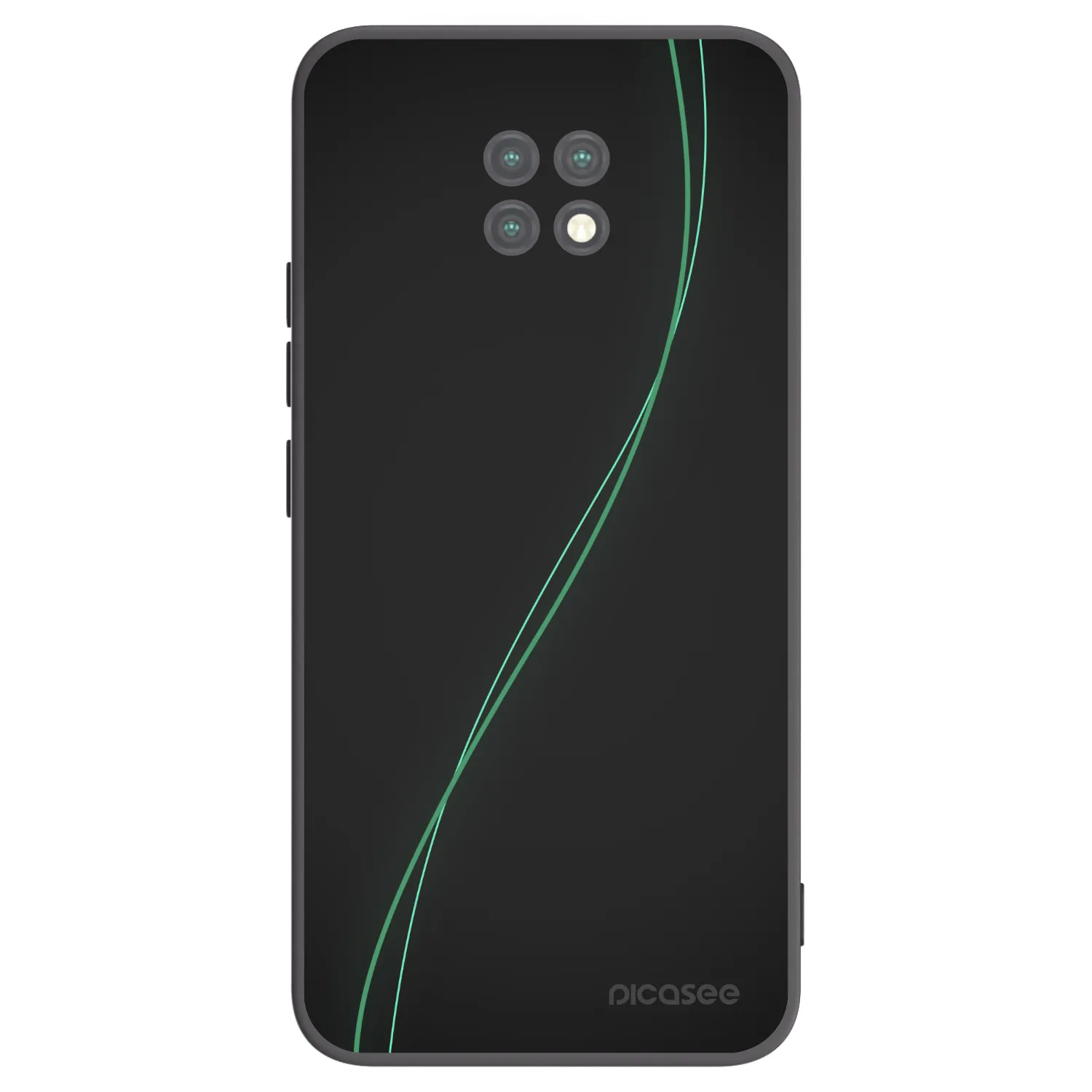 Picasee Xiaomi Redmi Note 9T Hülle - Schwarzes Silikon - Be Different