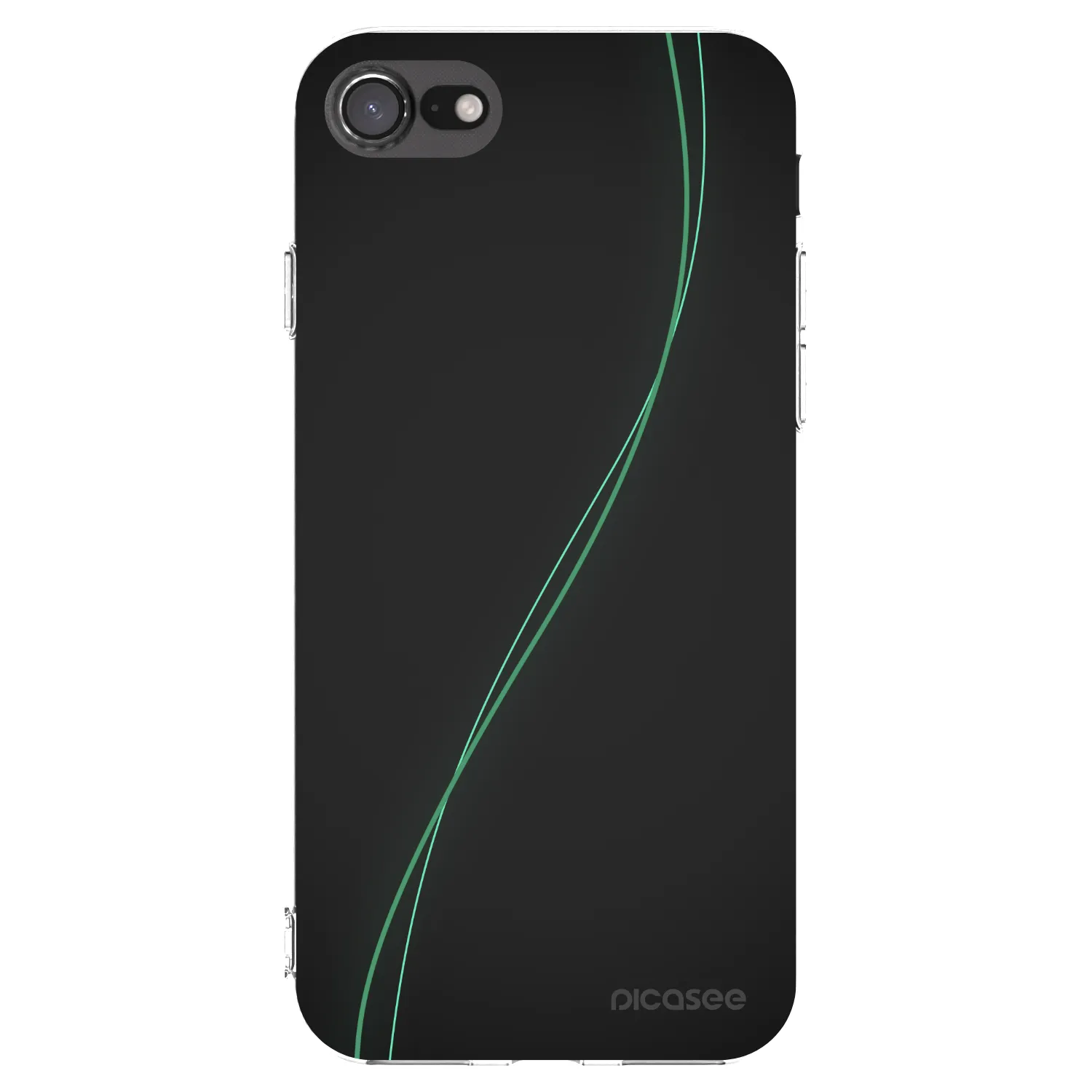 Picasee Apple iPhone SE 2022 Hülle - Transparentes Silikon - Be Different