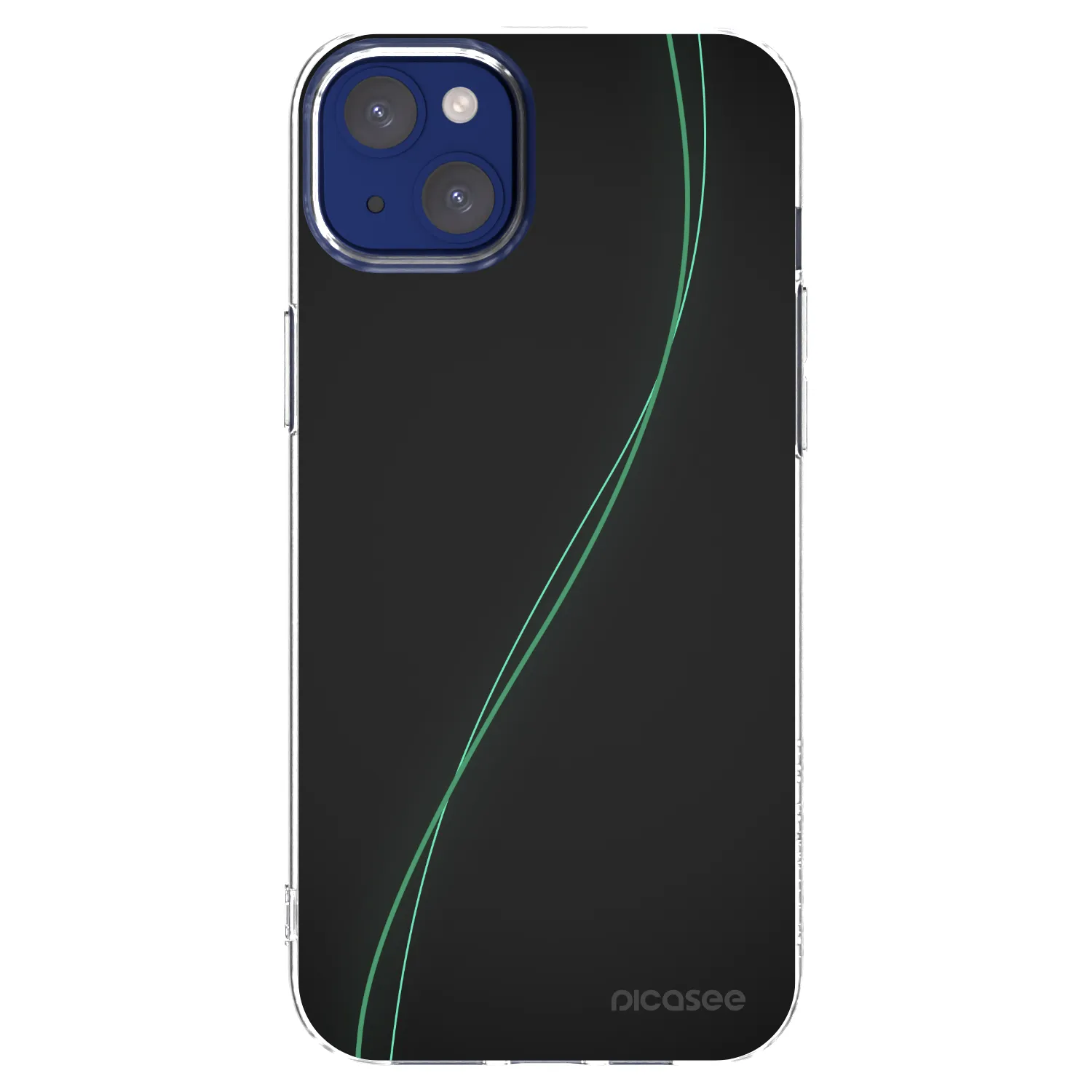 Picasee Apple iPhone 14 Plus Hülle - Transparentes Silikon - Be Different