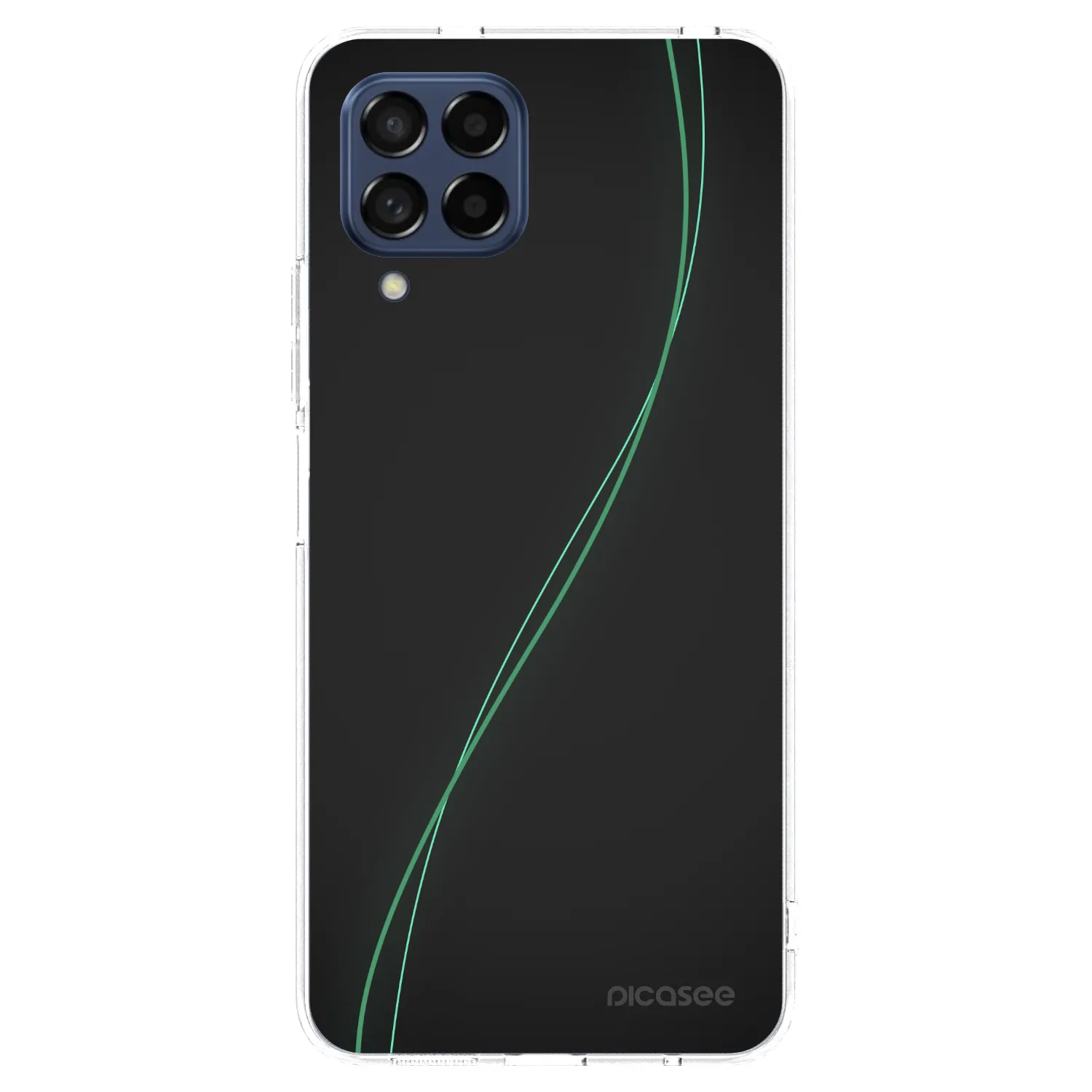 Picasee Samsung Galaxy M53 5G Hülle - Transparentes Silikon - Be Different