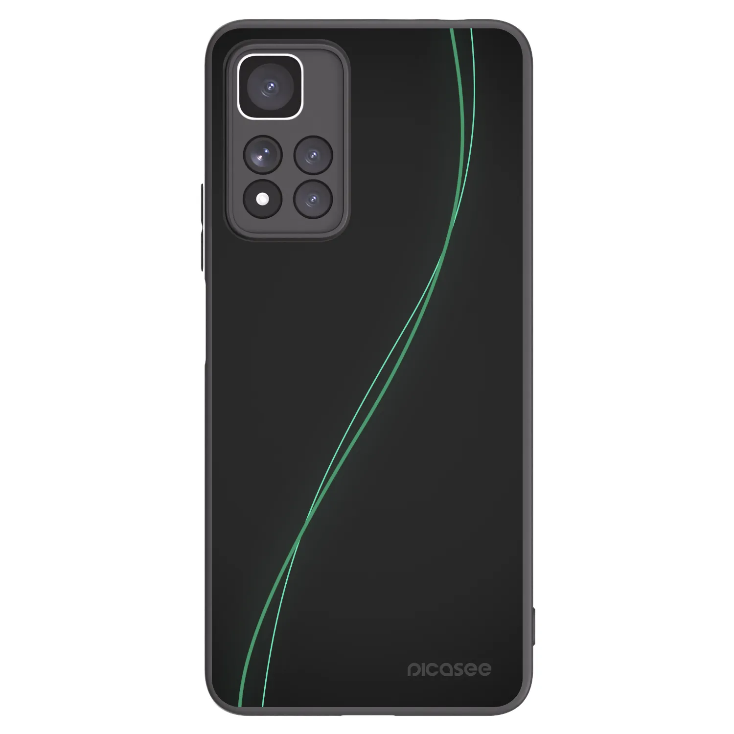 Picasee Xiaomi Redmi Note 11 Pro+ 5G Hülle - Schwarzes Silikon - Be Different