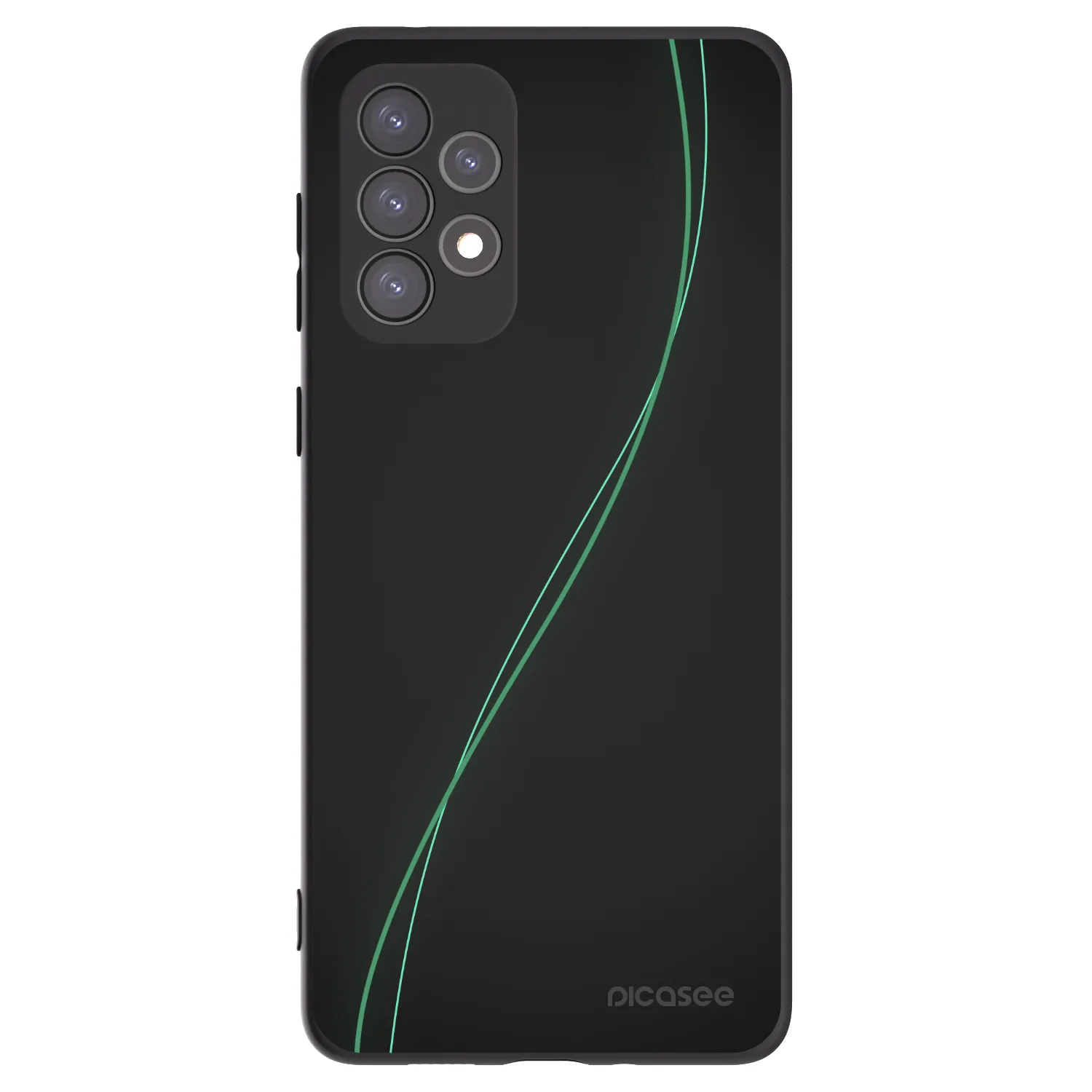 Picasee Samsung Galaxy A73 5G Hülle - Schwarzes Silikon - Be Different