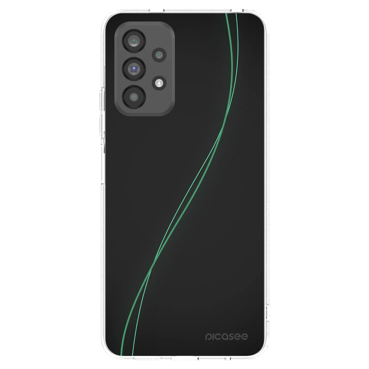 Picasee Samsung Galaxy A73 5G Hülle - Transparentes Silikon - Be Different