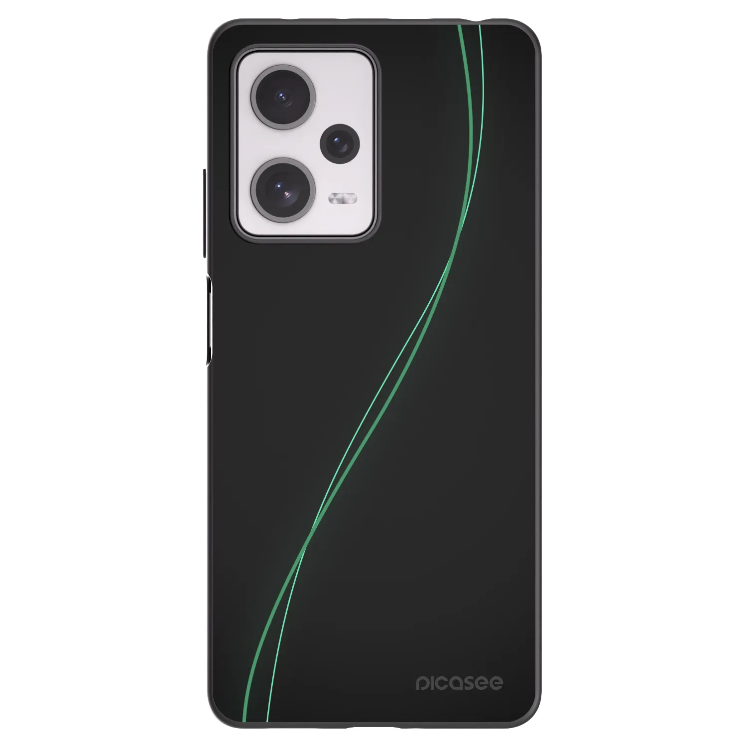 Picasee Xiaomi Redmi Note 12 Pro+ 5G Hülle - Schwarzes Silikon - Be Different