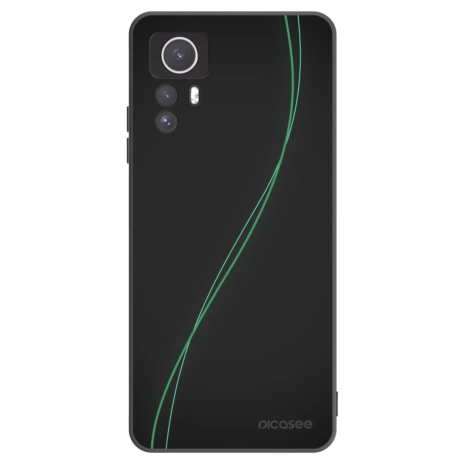 Picasee Xiaomi Redmi Note 12S Hülle - Schwarzes Silikon - Be Different
