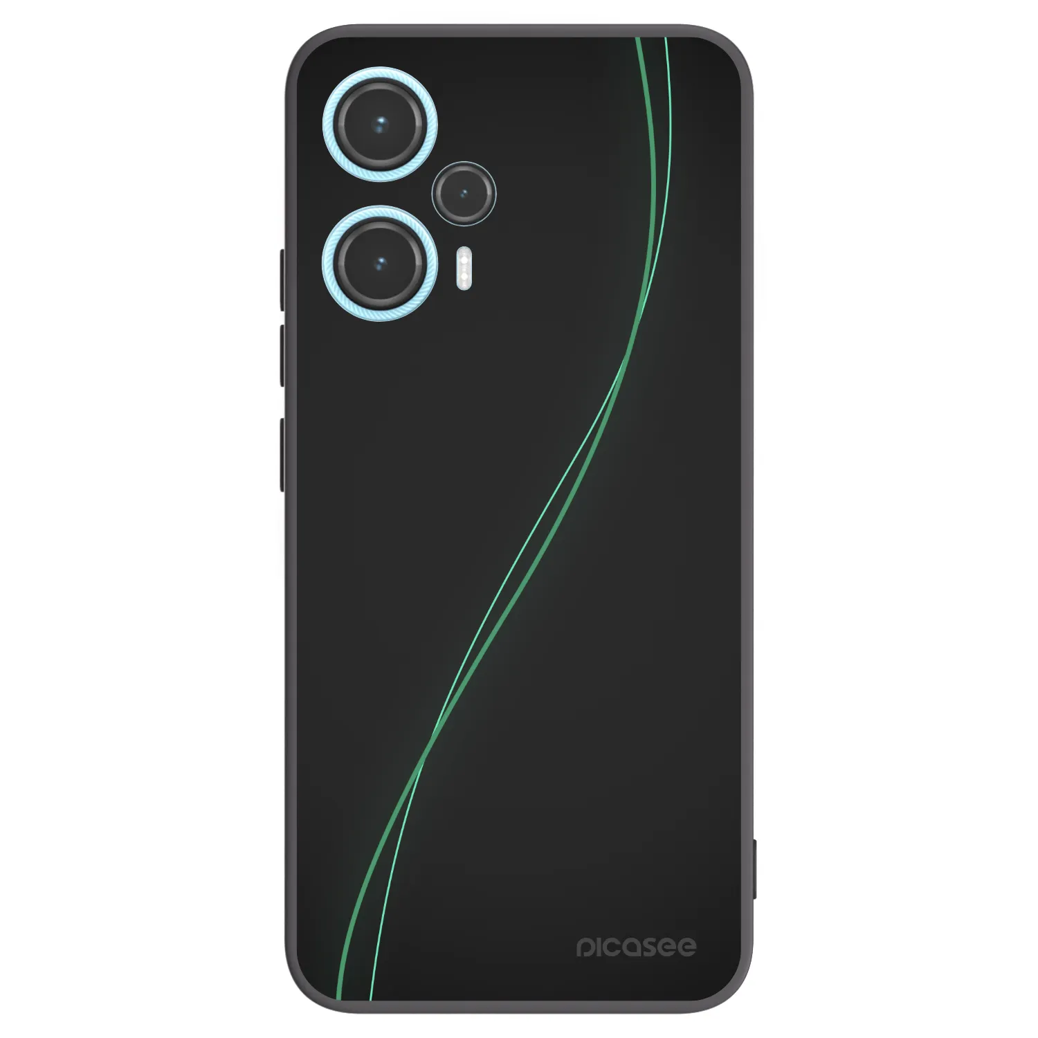 Picasee Xiaomi Poco F5 Hülle - Schwarzes Silikon - Be Different