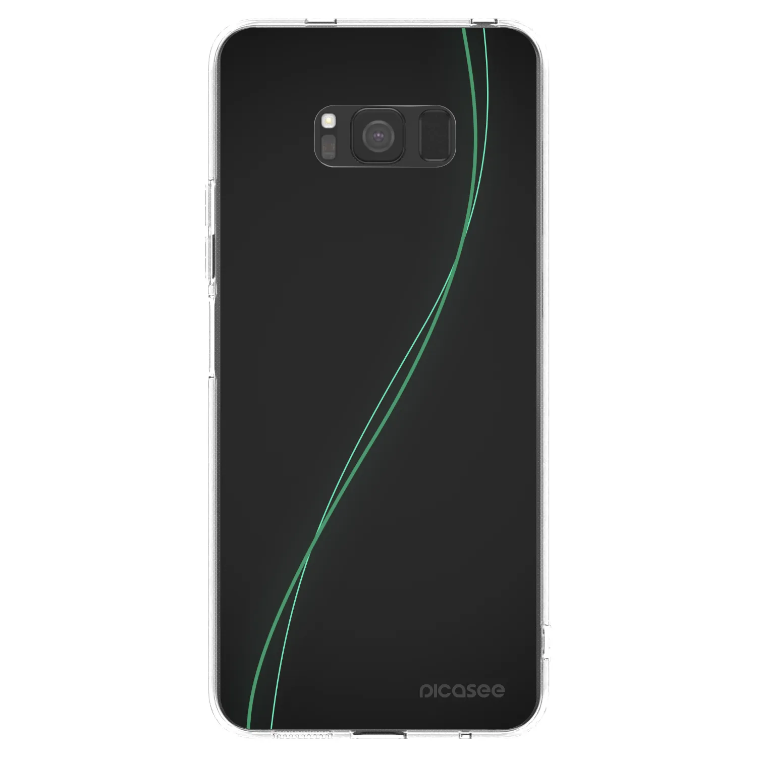 Picasee Samsung Galaxy S8 G950F Hülle - Transparentes Silikon - Be Different