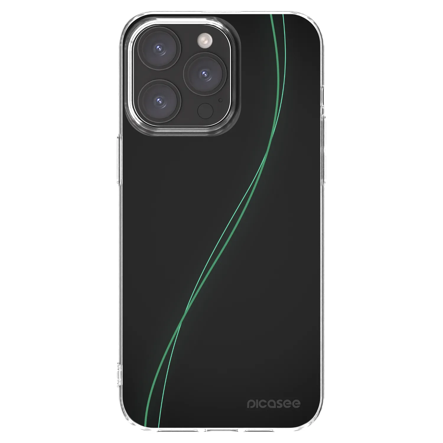 Picasee Apple iPhone 15 Pro Max Hülle - Transparentes Silikon - Be Different