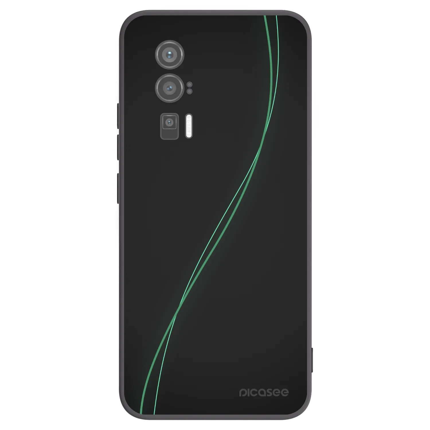 Picasee Xiaomi Poco F5 Pro 5G Hülle - Schwarzes Silikon - Be Different